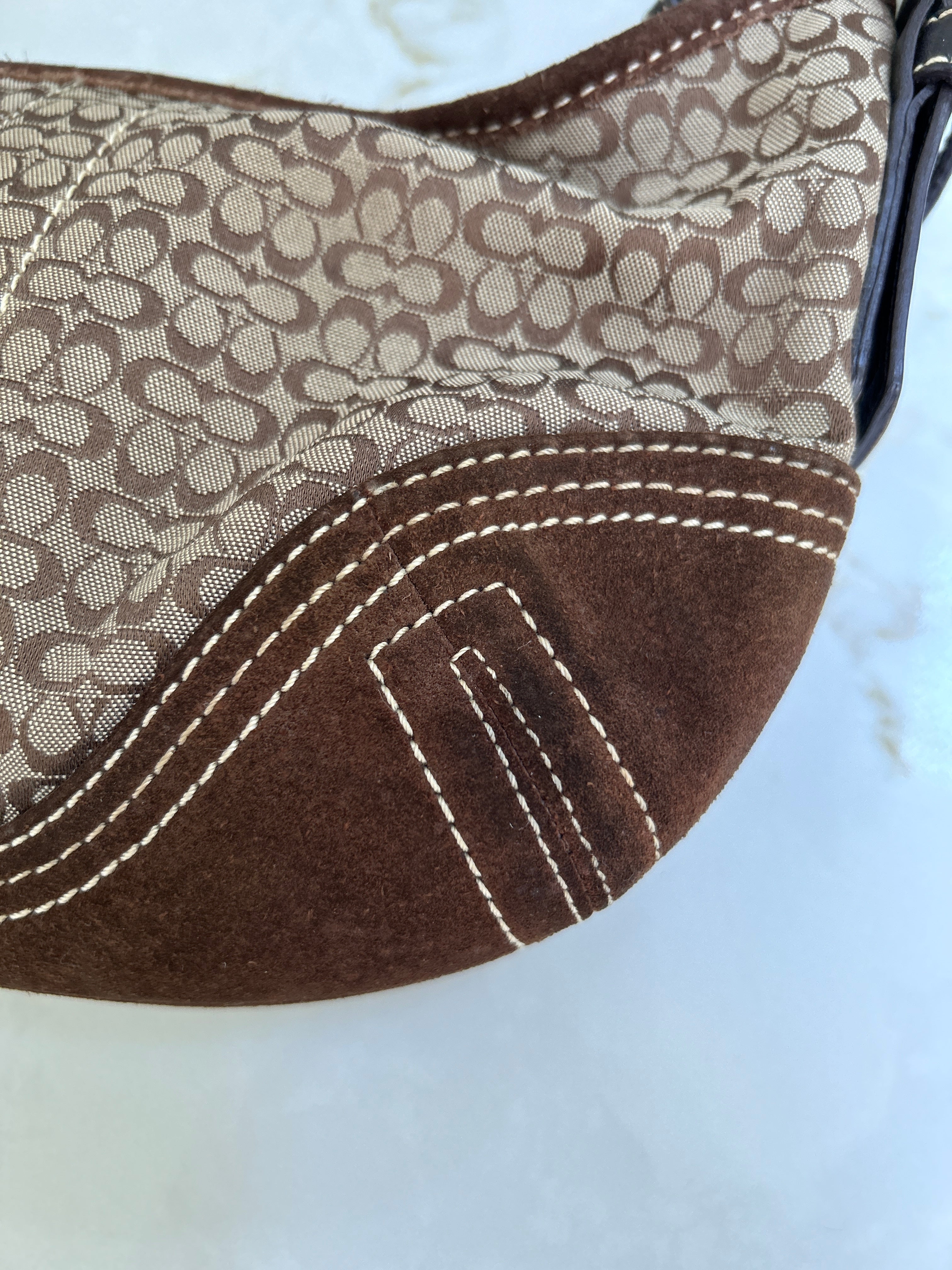 Vintage Coach brown Soho hobo shoulder bag