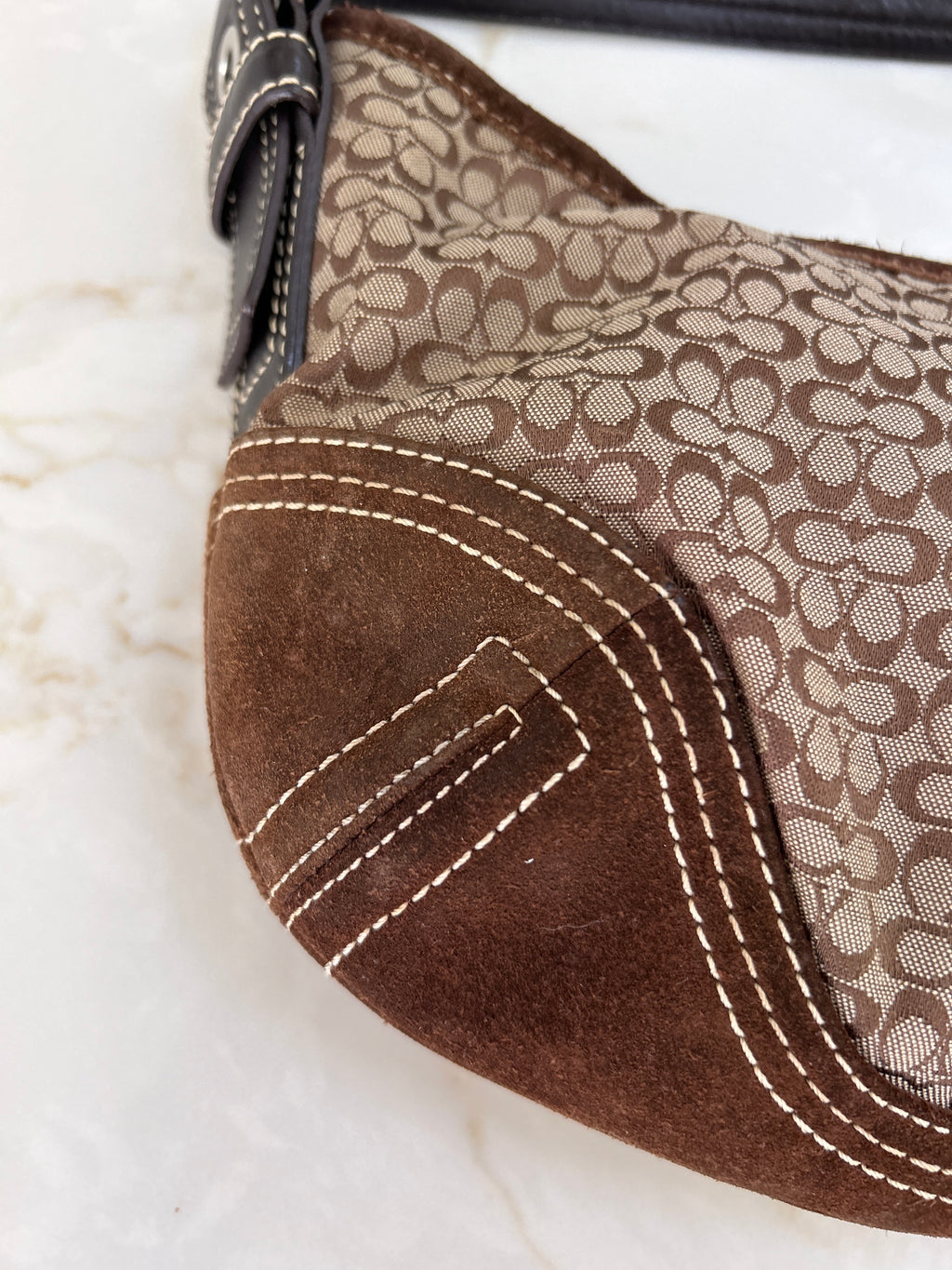 Vintage Coach brown Soho hobo shoulder bag