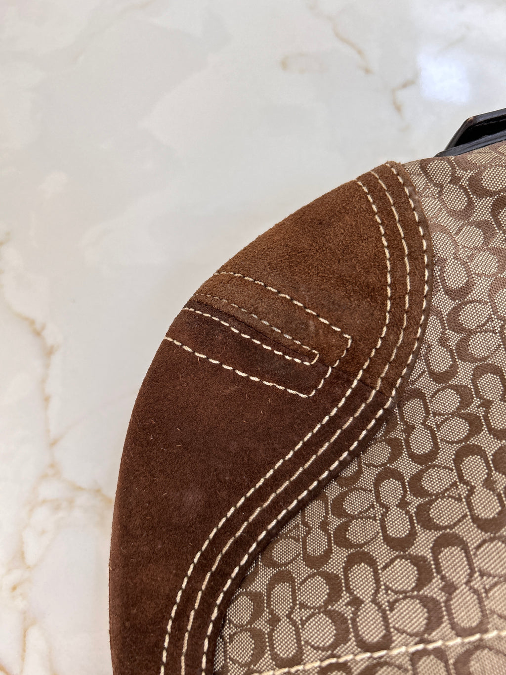 Vintage Coach brown Soho hobo shoulder bag