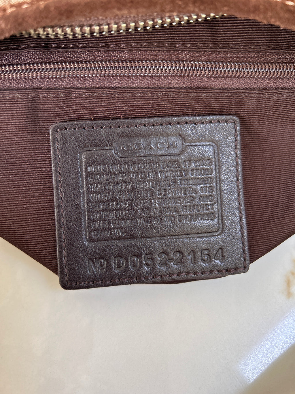 Vintage Coach brown Soho hobo shoulder bag