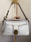 Vintage Coach 65th Anniversary Legacy white leather shoulder bag