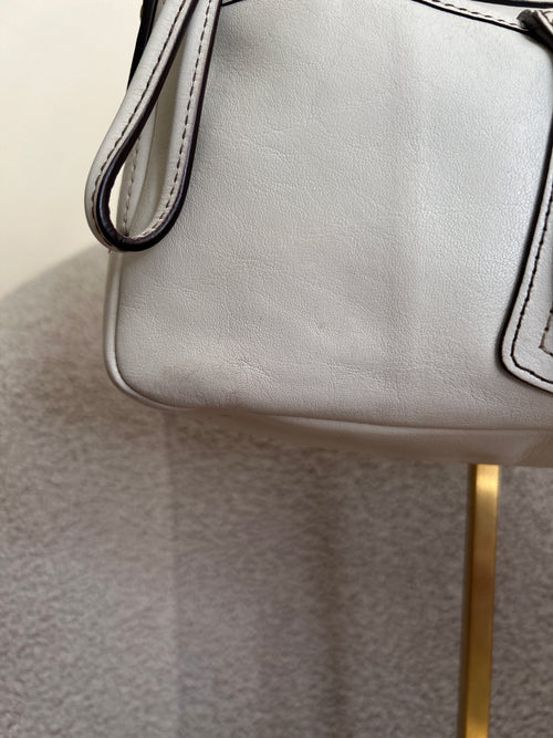 Vintage Coach 65th Anniversary Legacy white leather shoulder bag