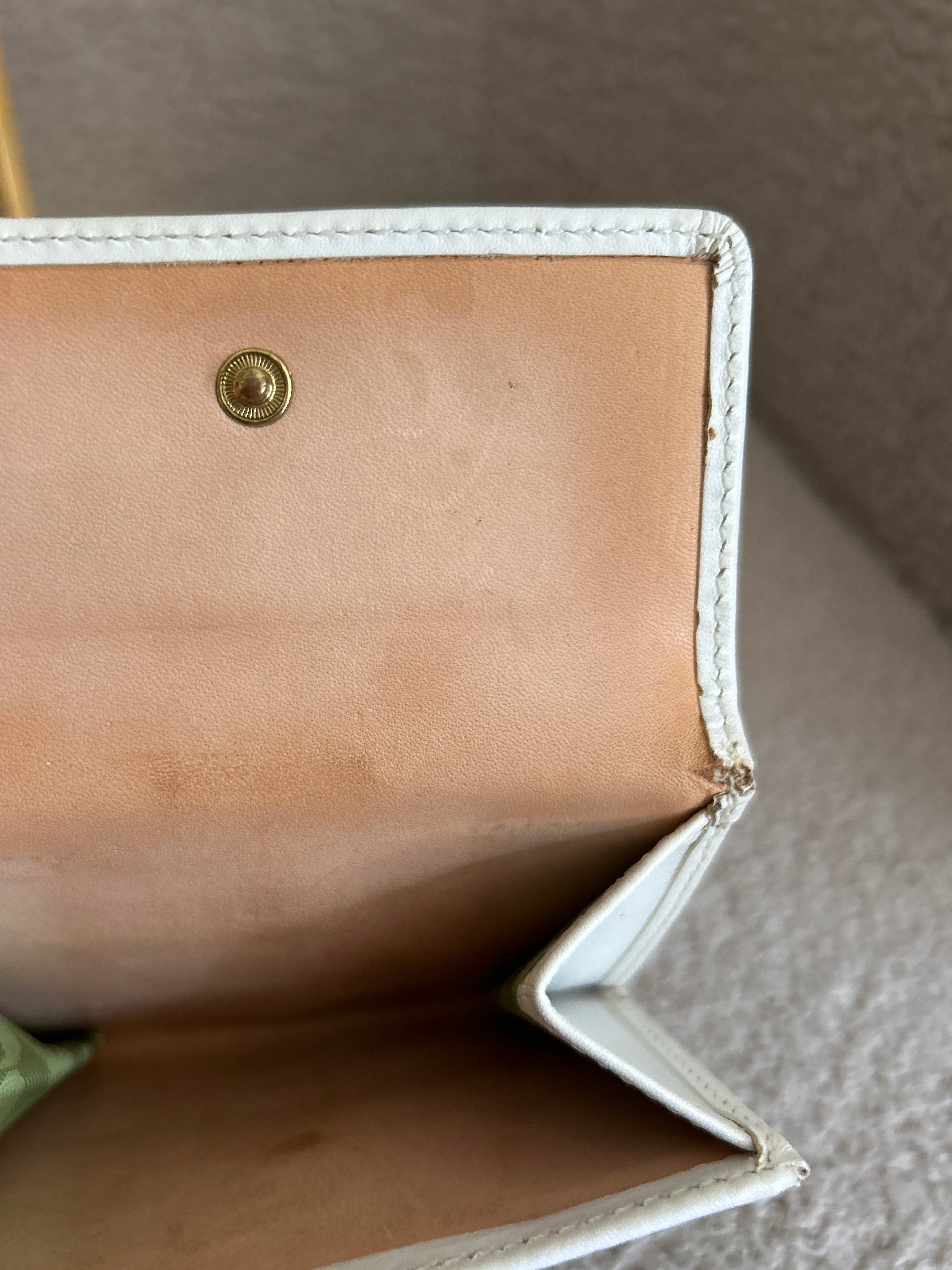 Vintage Coach rare ladybird leather wallet