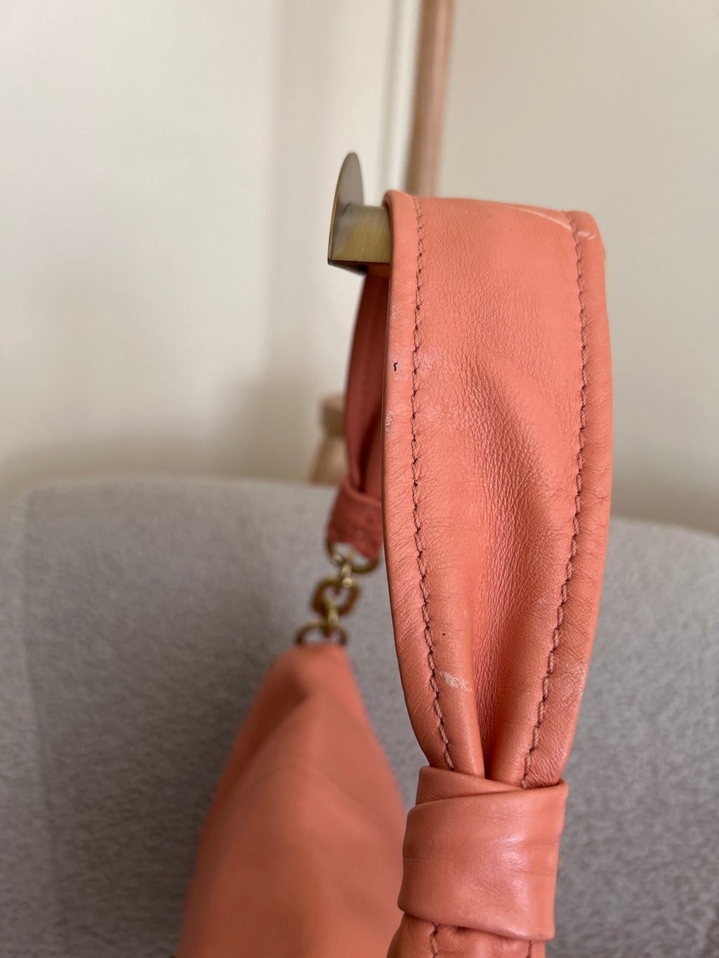 Vintage Coach leather shoulder bag