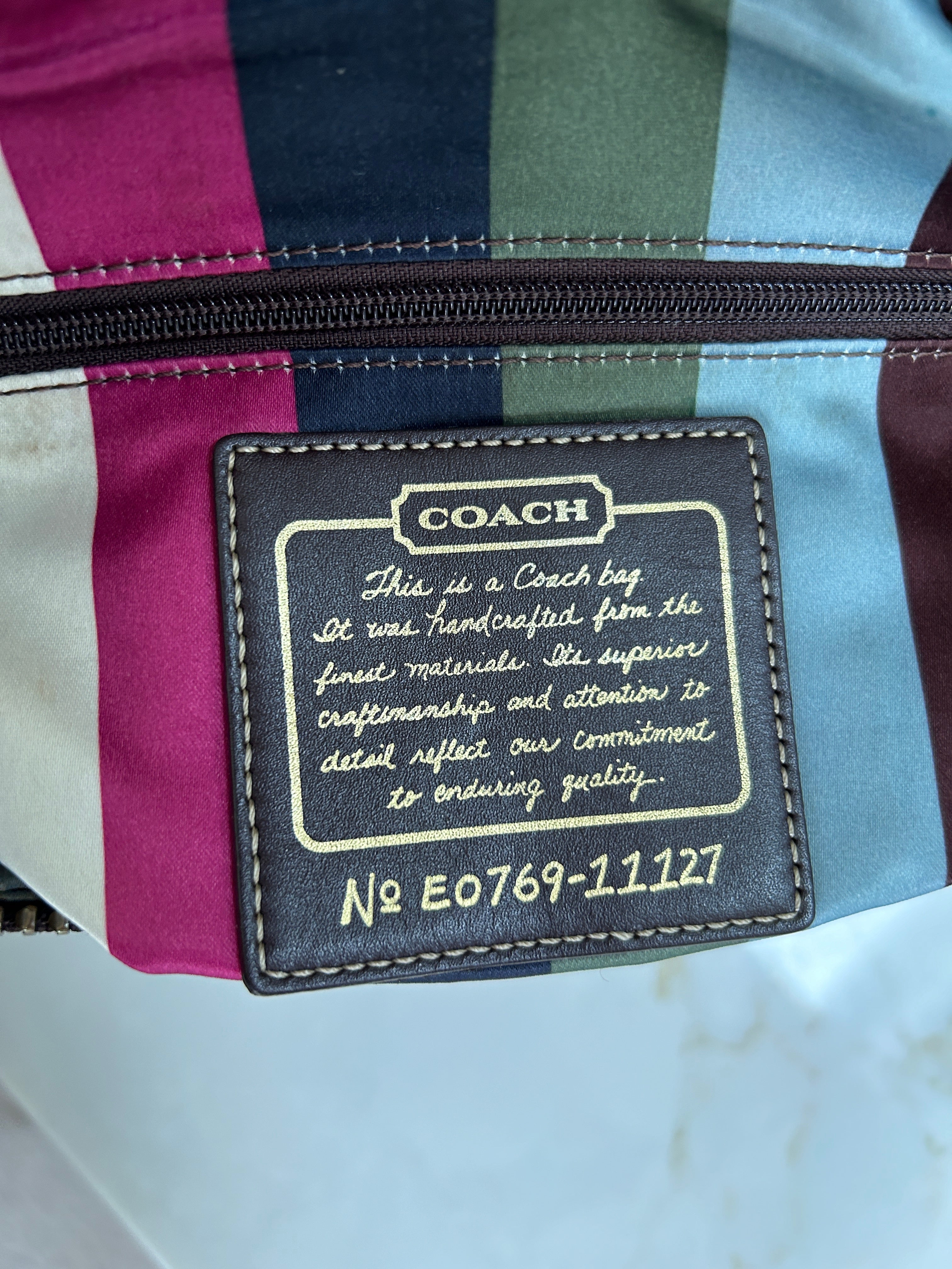 Vintage Coach Legacy shoulder bag