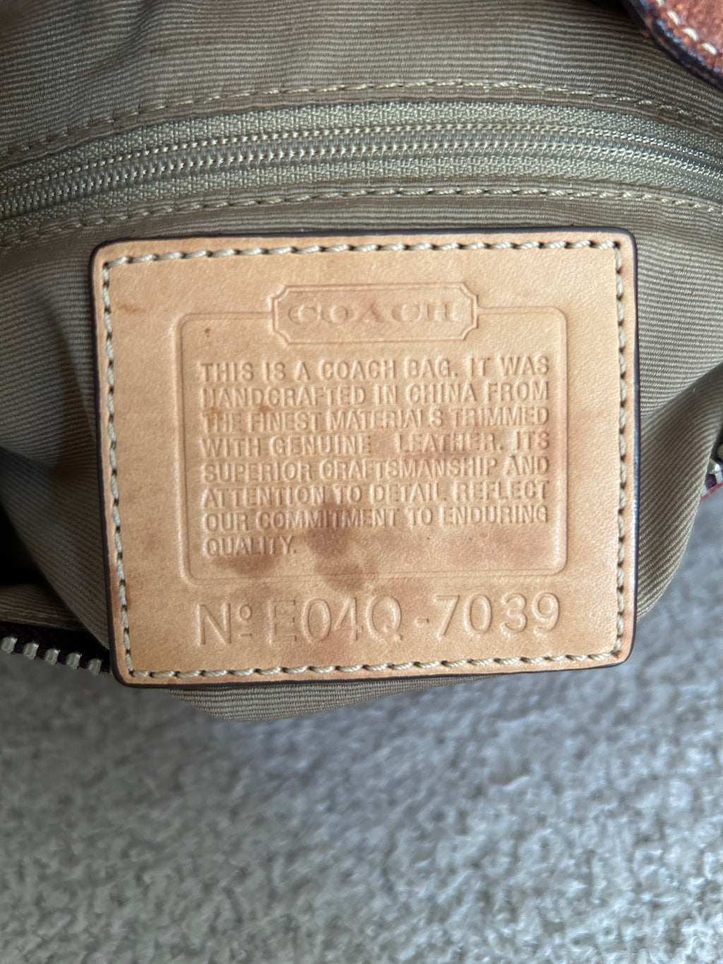 Vintage Coach pink suede baguette shoulder bag