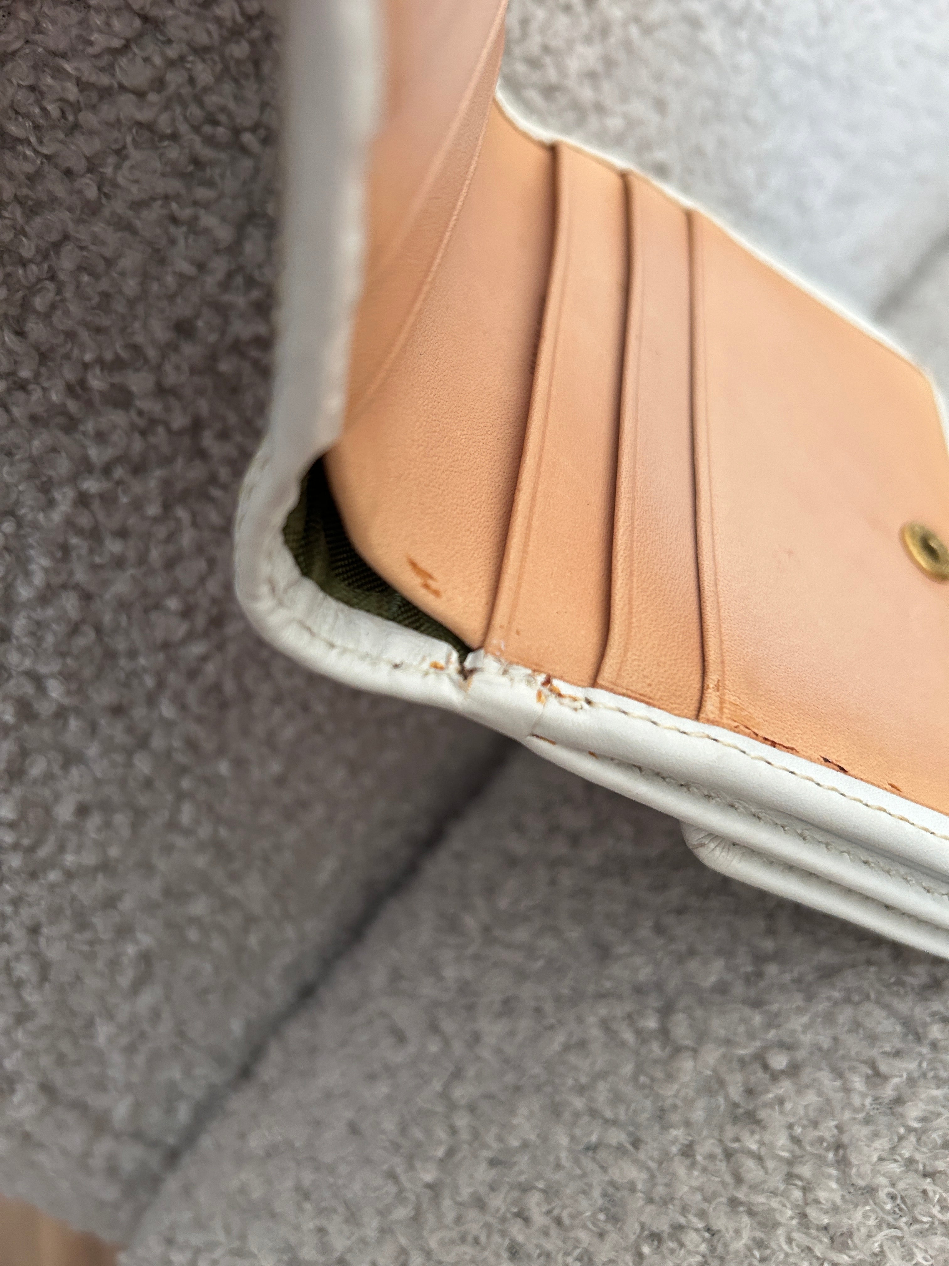 Vintage Coach rare ladybird leather wallet