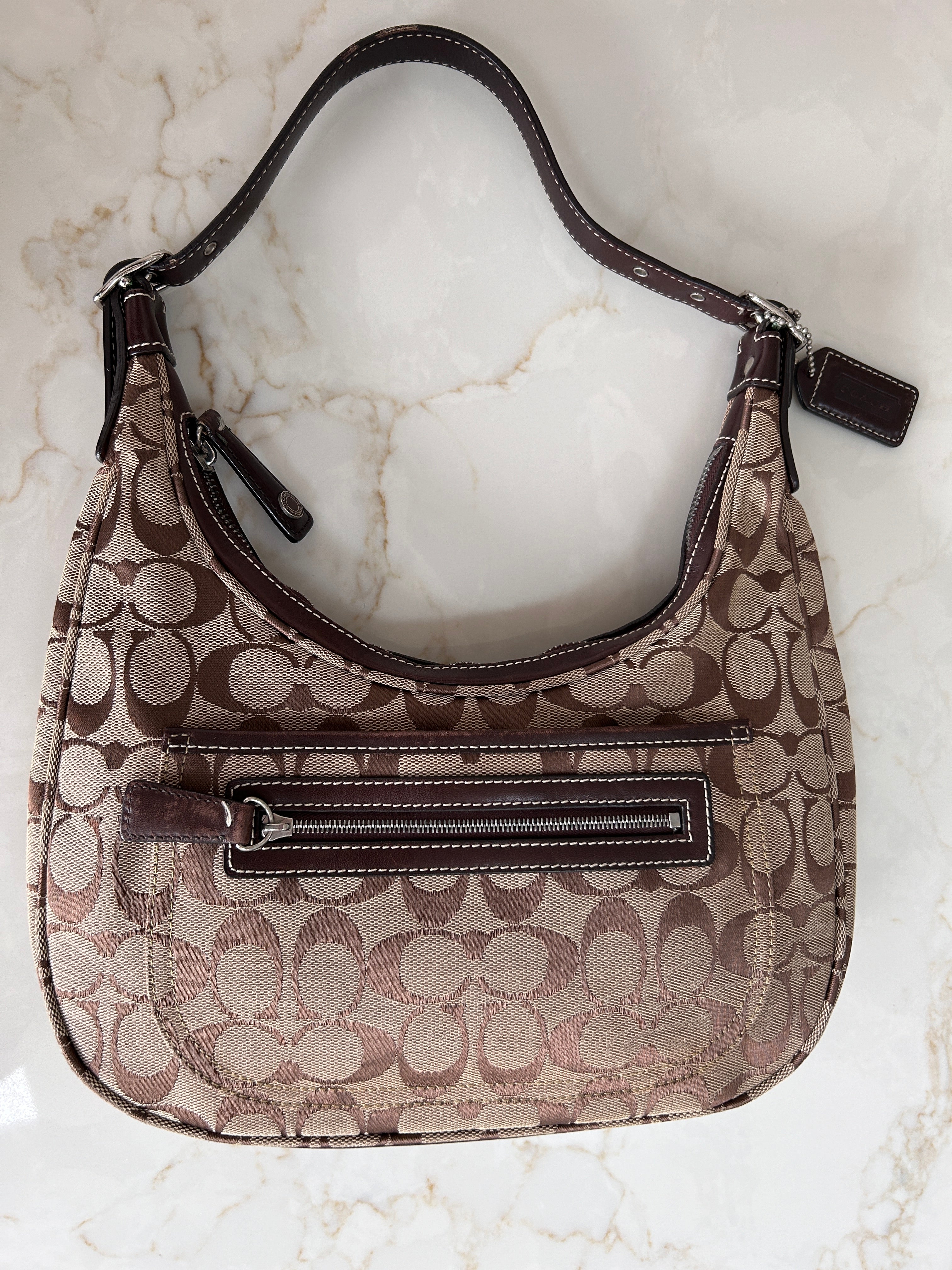 Vintage Coach hobo shoulder bag