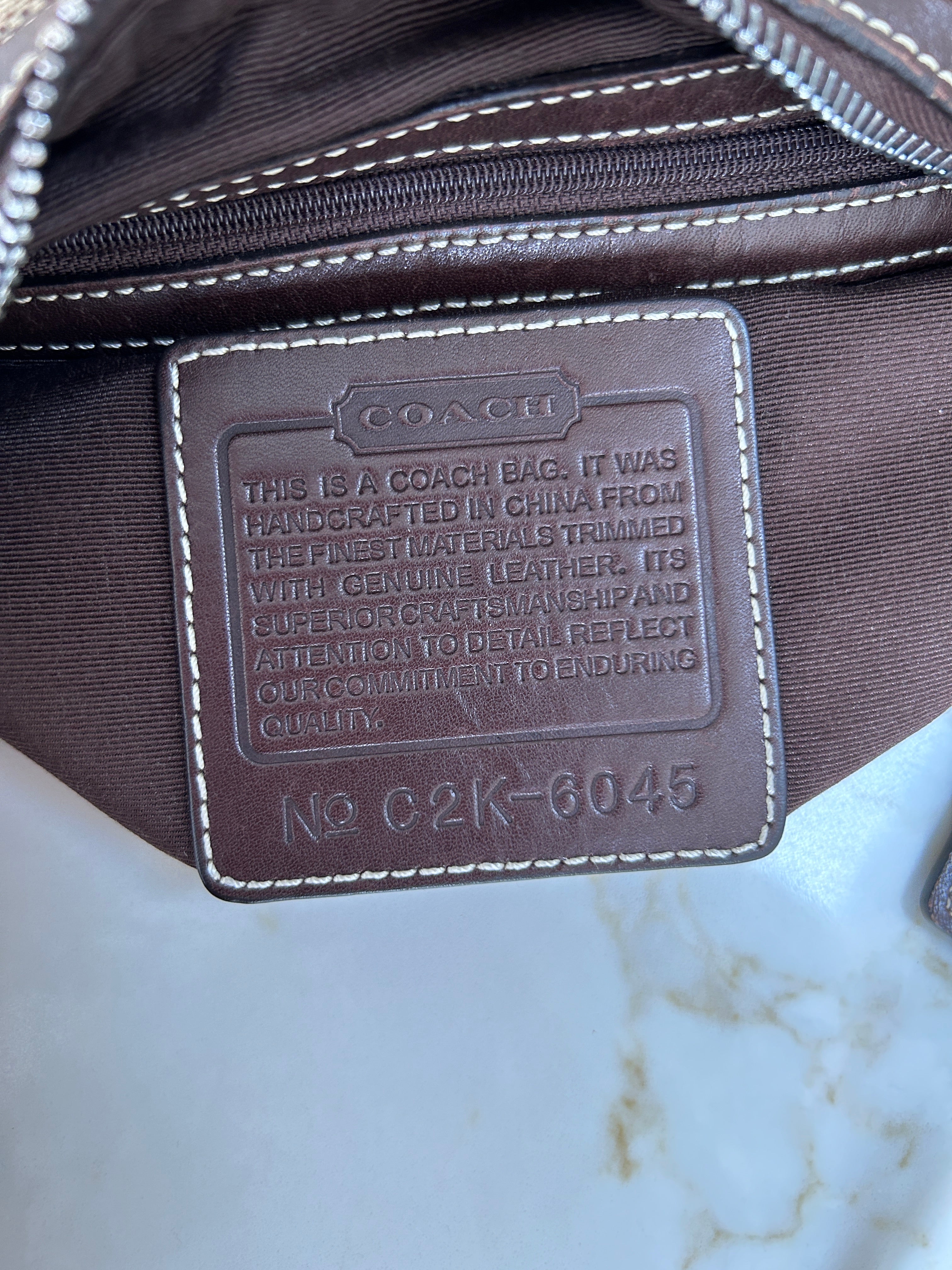 Vintage Coach hobo shoulder bag