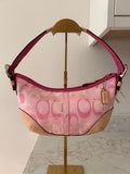 Vintage Coach 1850 pink shoulder bag