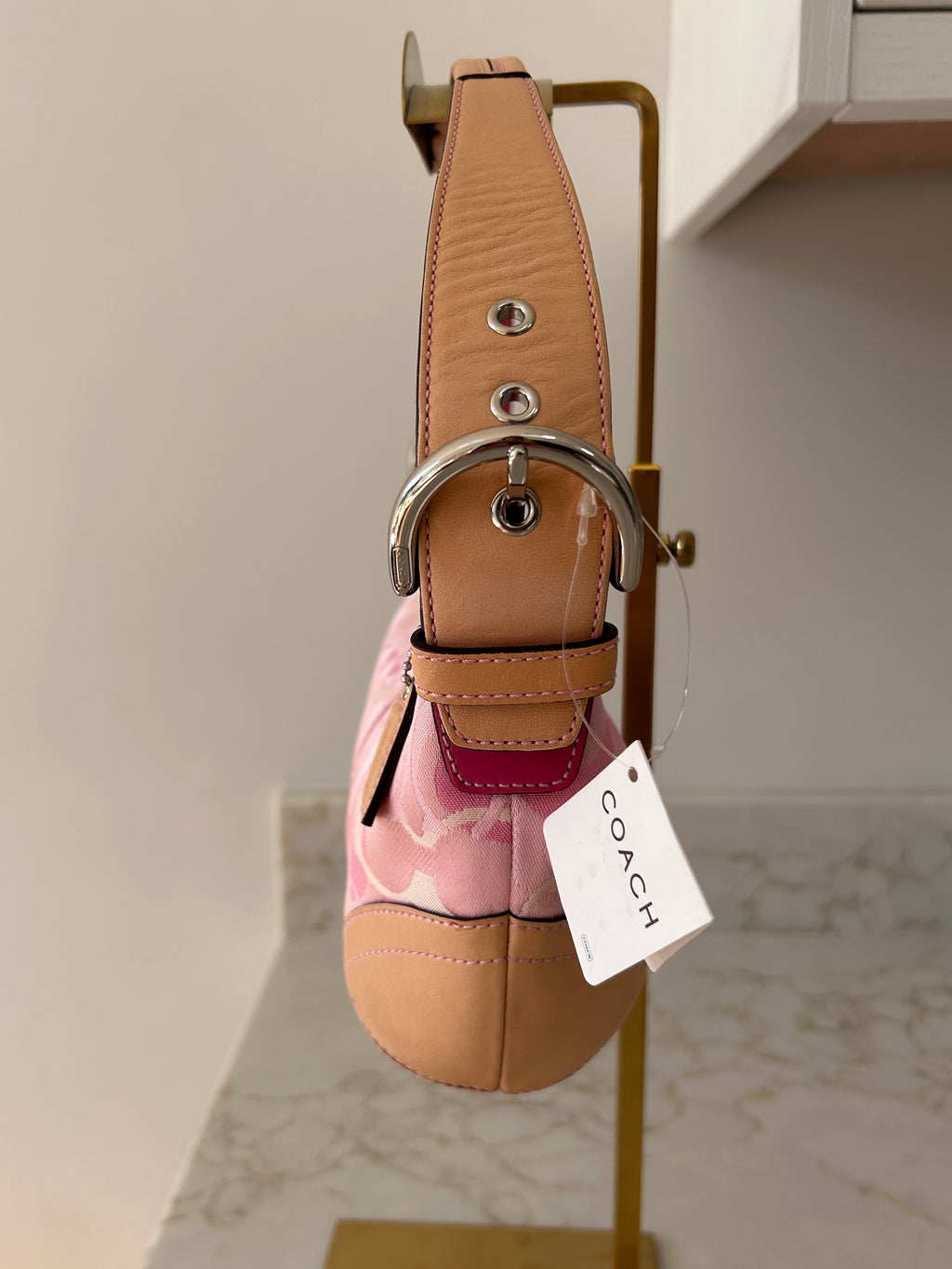 Vintage Coach 1850 pink shoulder bag