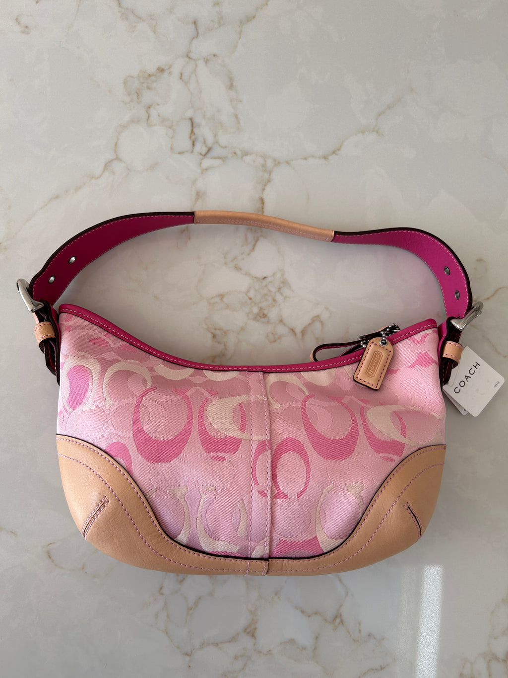 Vintage Coach 1850 pink shoulder bag