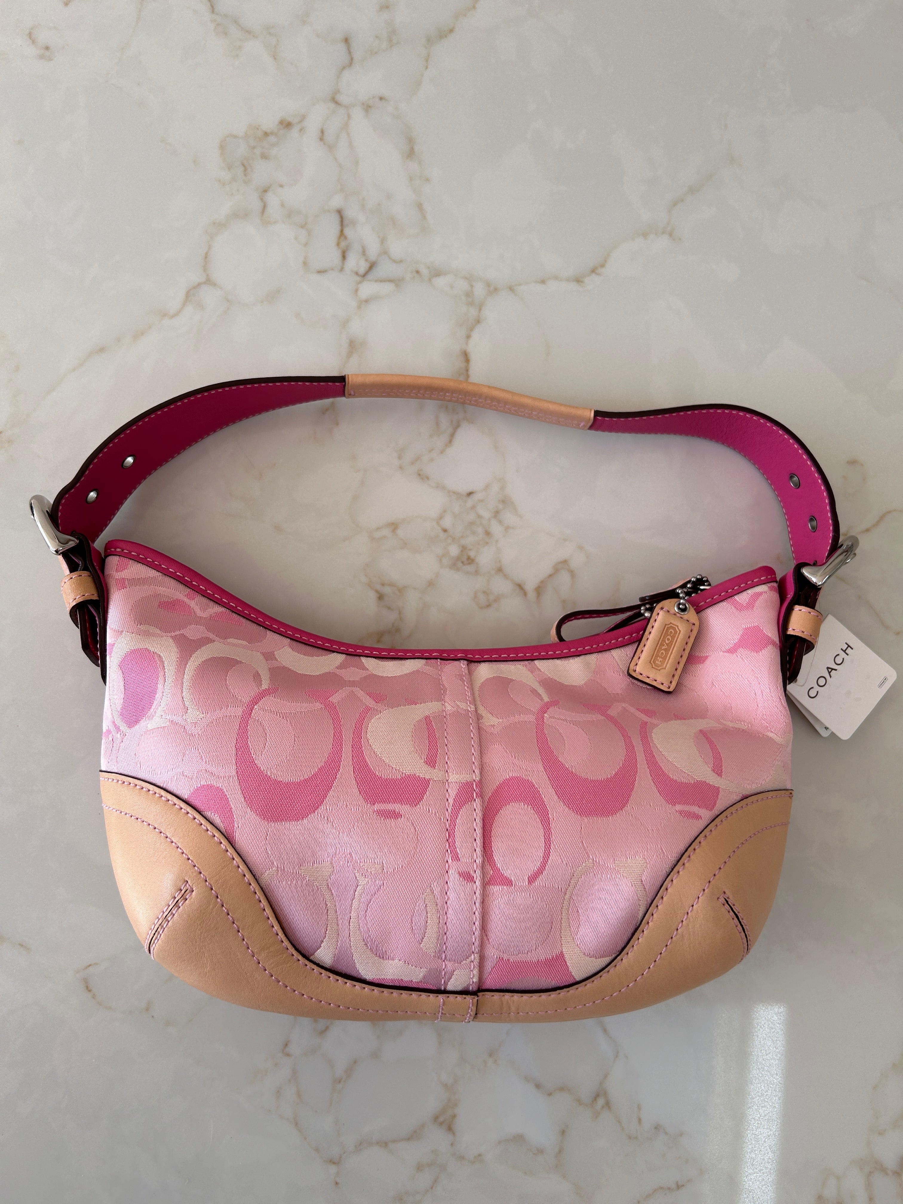 Vintage Coach 1850 pink shoulder bag