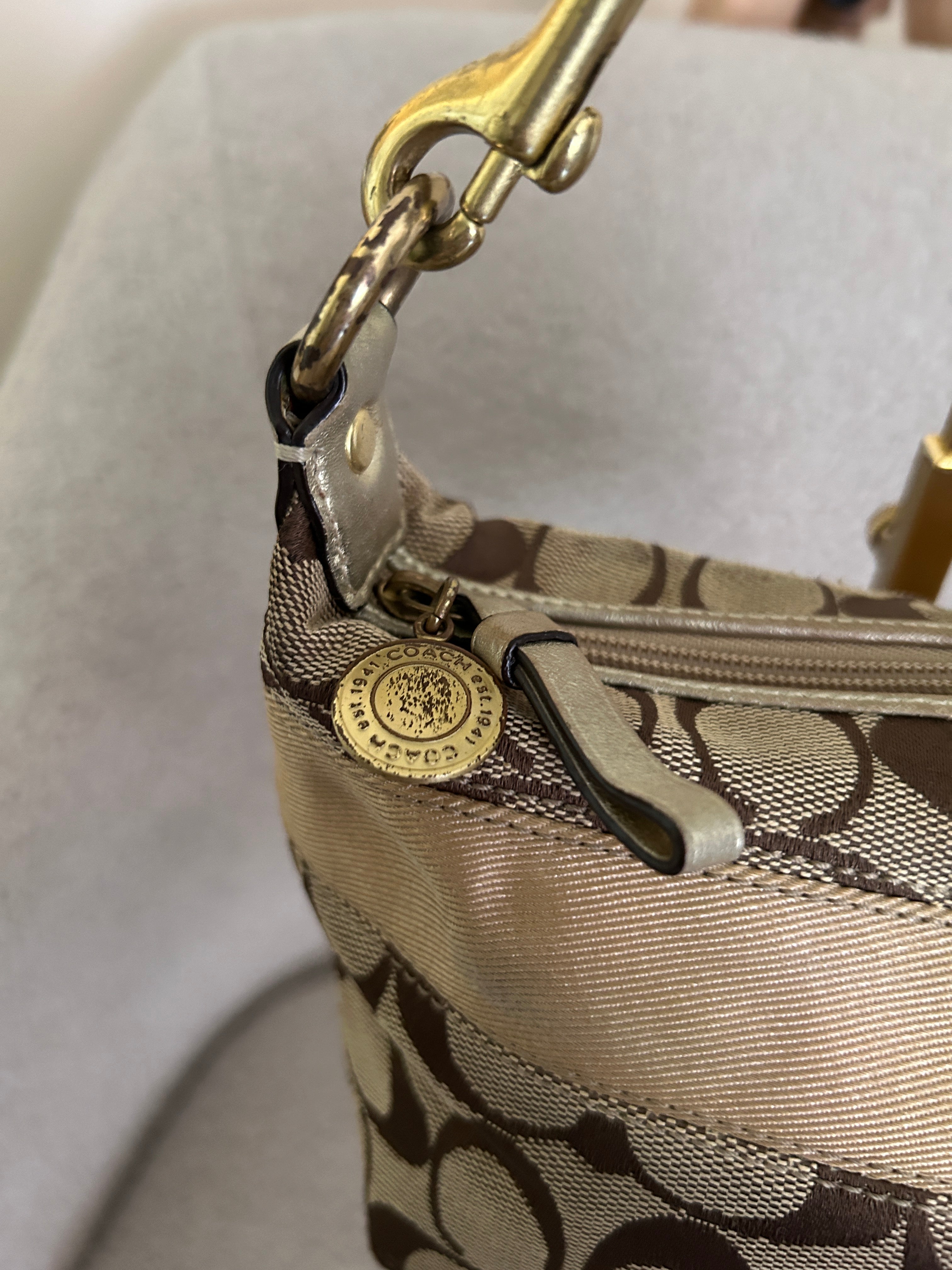 Vintage Coach Legacy mini handbag