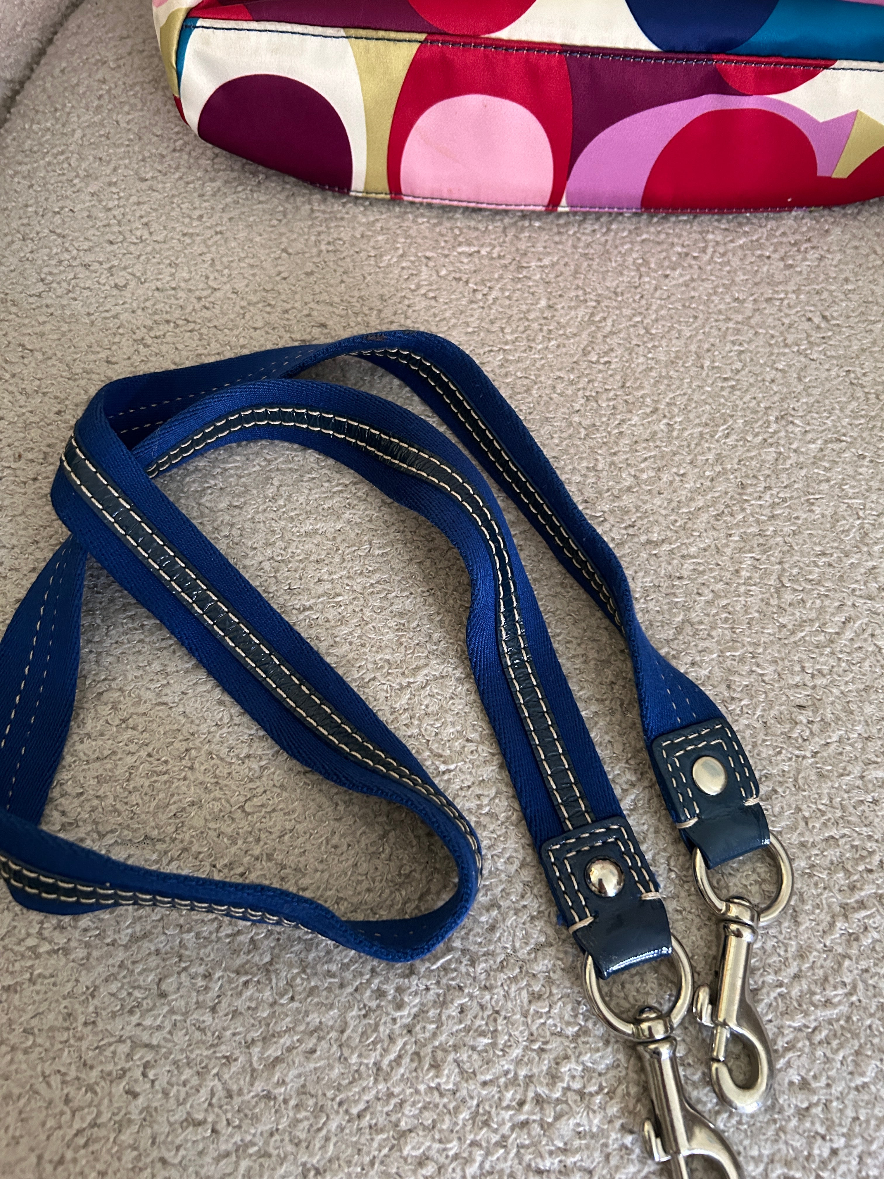 Vintage Coach multicolour mini shoulder bag