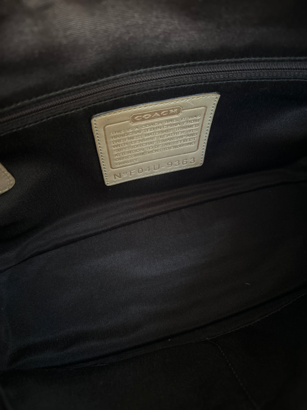 Vintage Coach shoulder bag