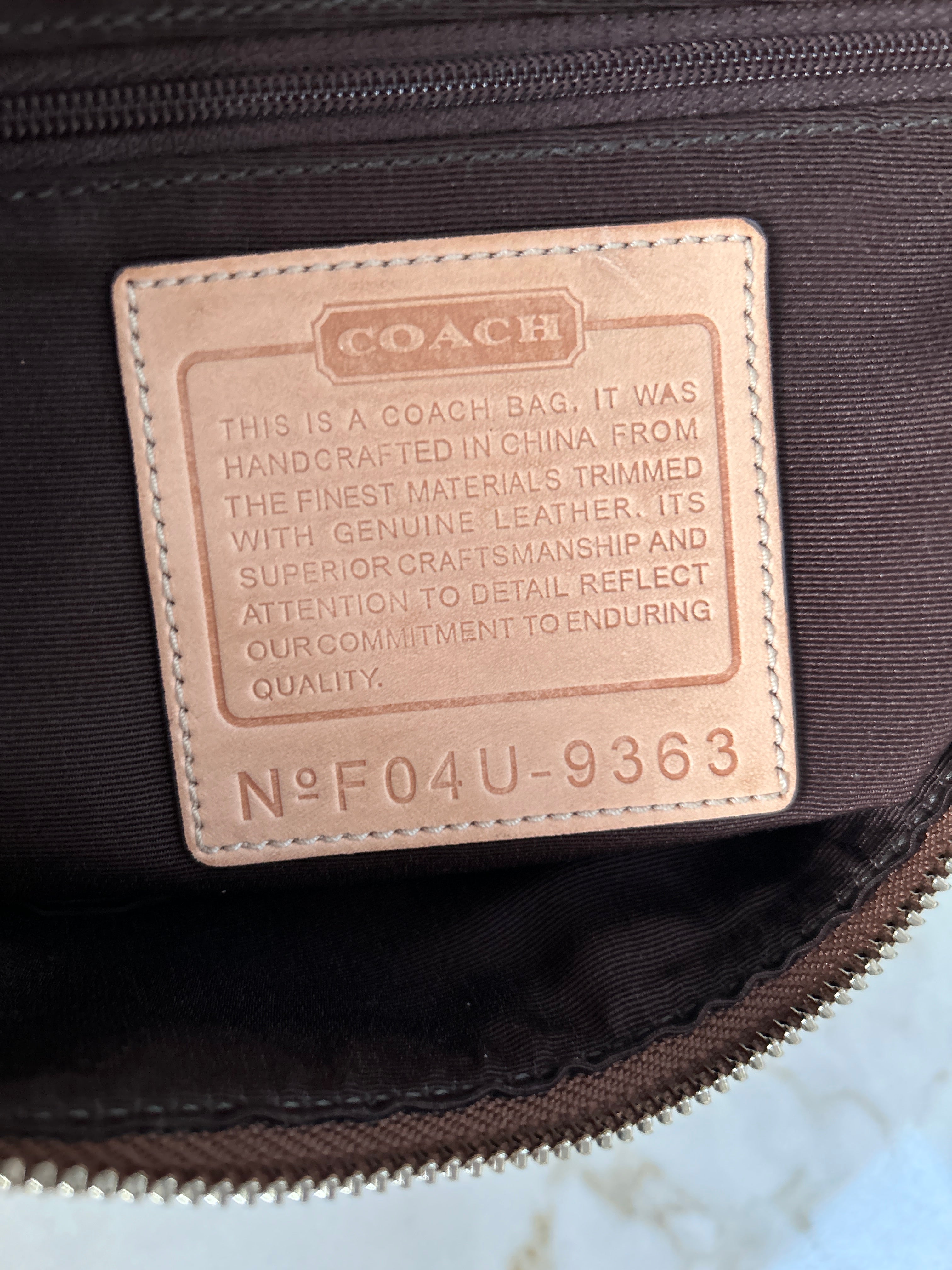 Vintage Coach shoulder bag