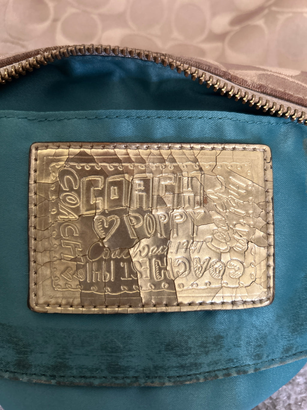 Vintage Coach mini shoulder bag