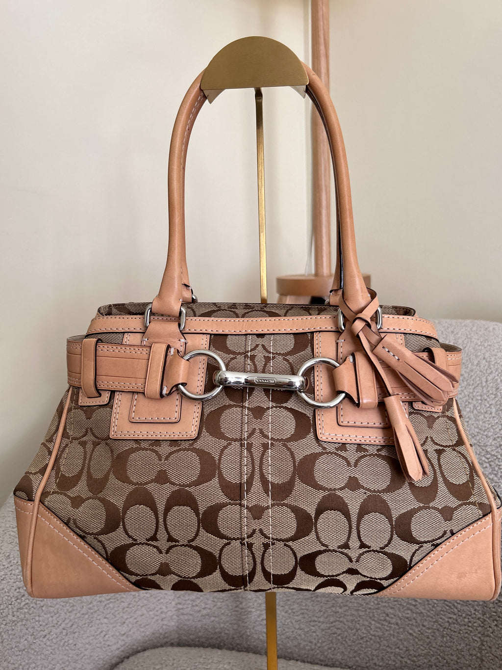 Vintage Coach Hampton shoulder bag
