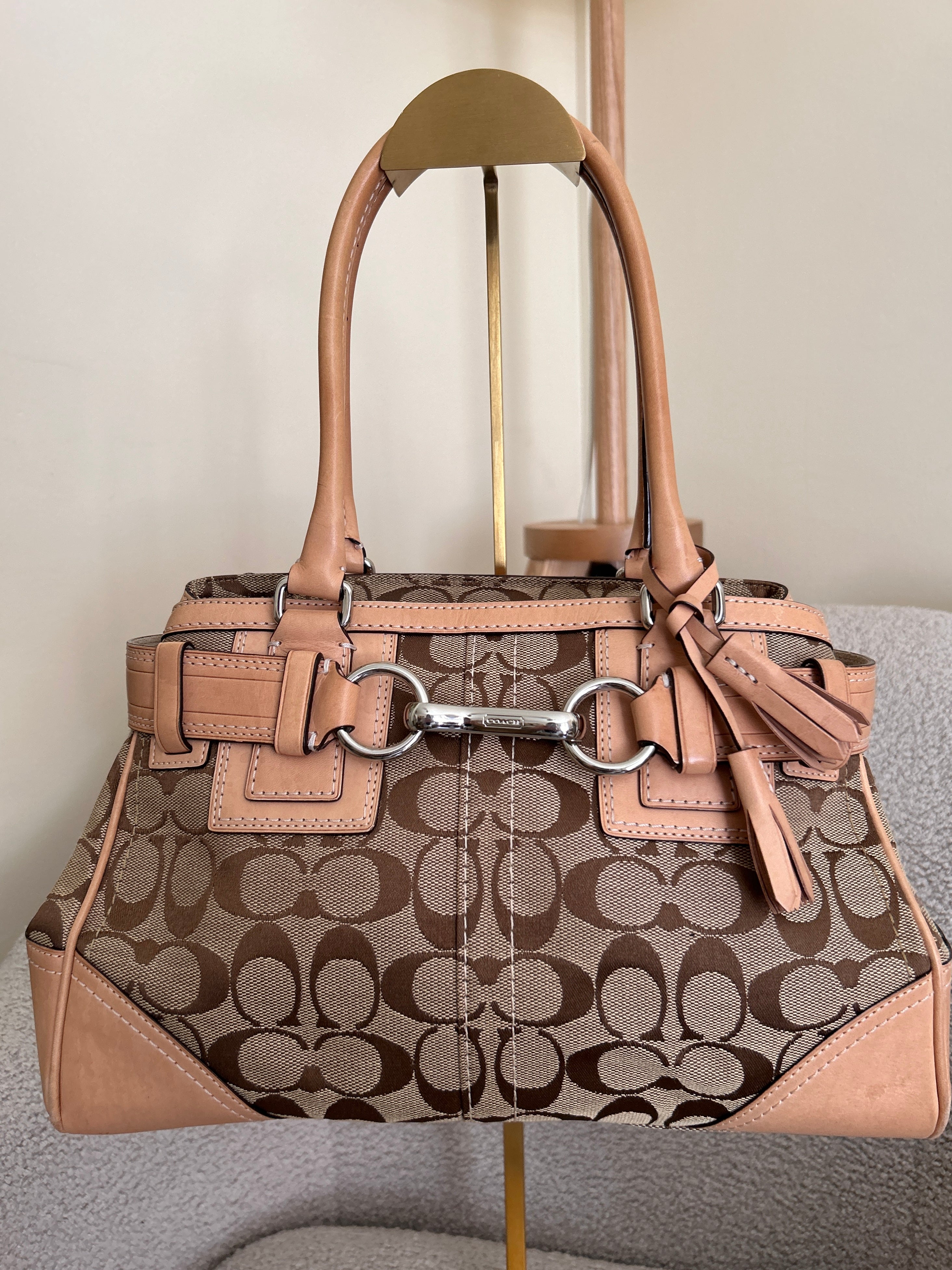 Vintage Coach Hampton shoulder bag