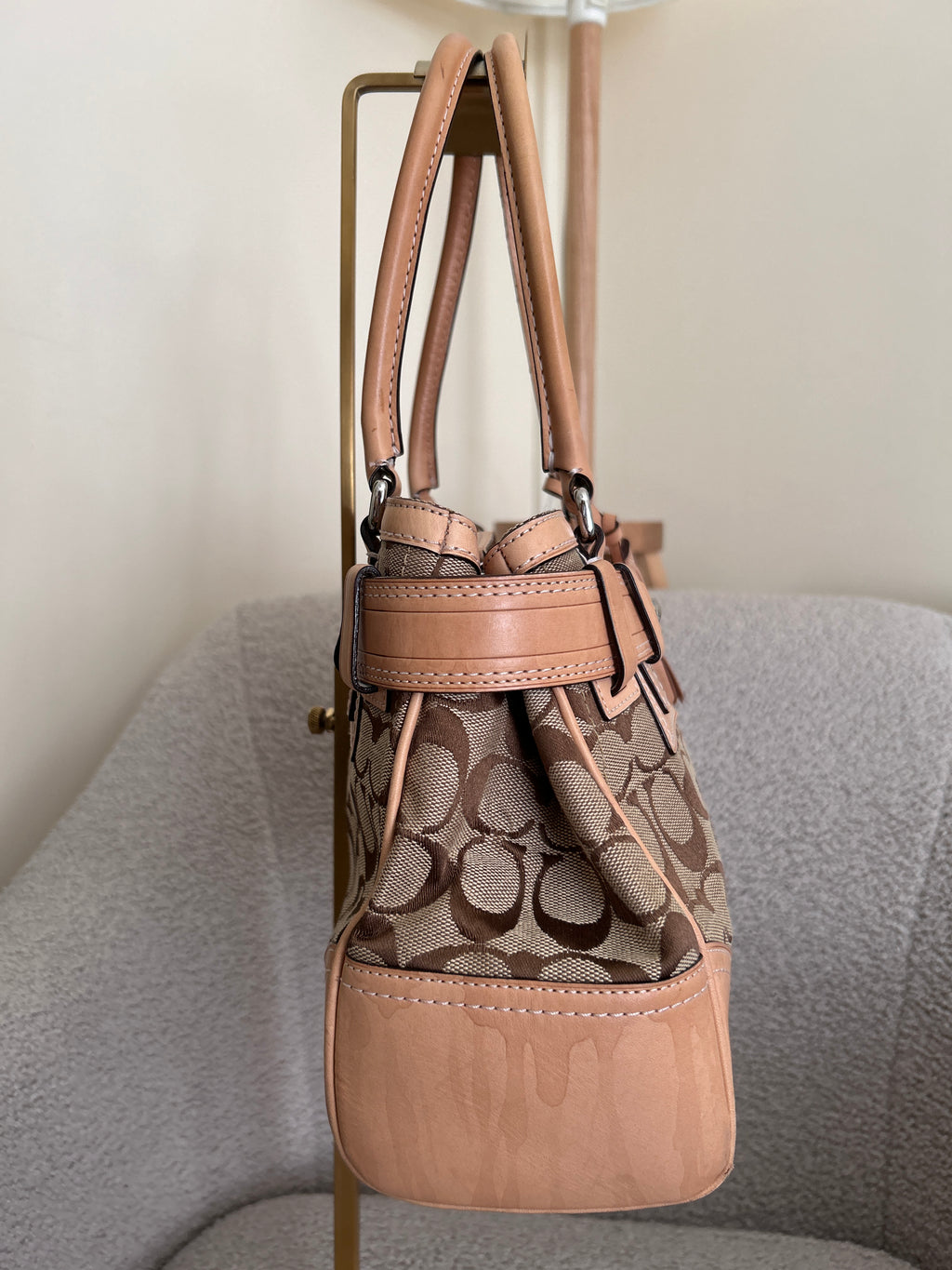 Vintage Coach Hampton shoulder bag