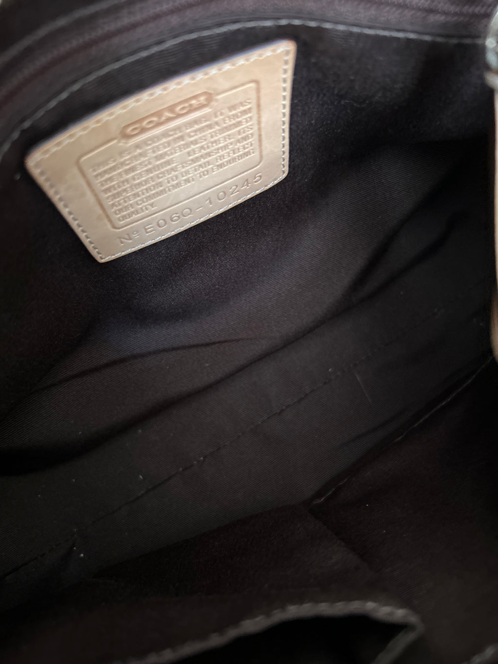 Vintage Coach Hampton shoulder bag
