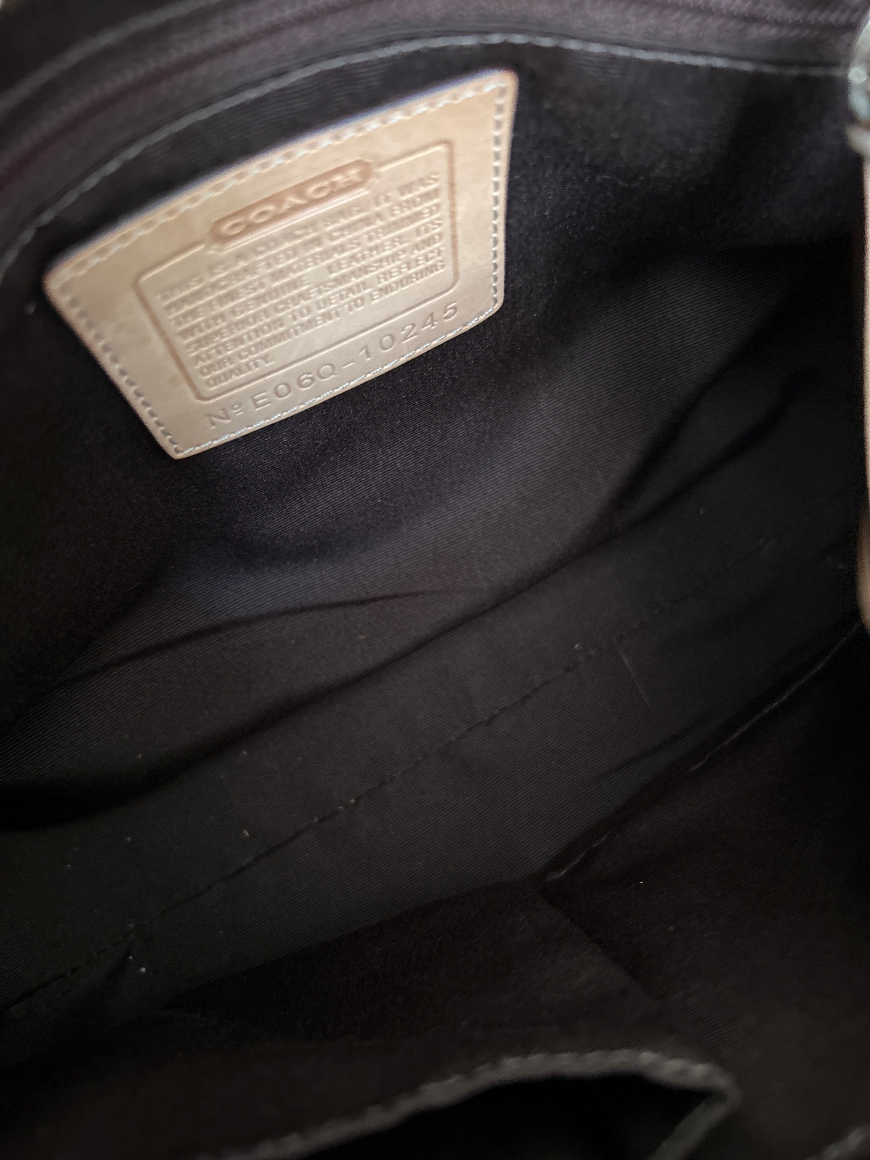 Vintage Coach Hampton shoulder bag