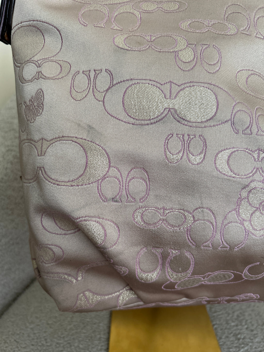Vintage Coach lilac shoulder bag