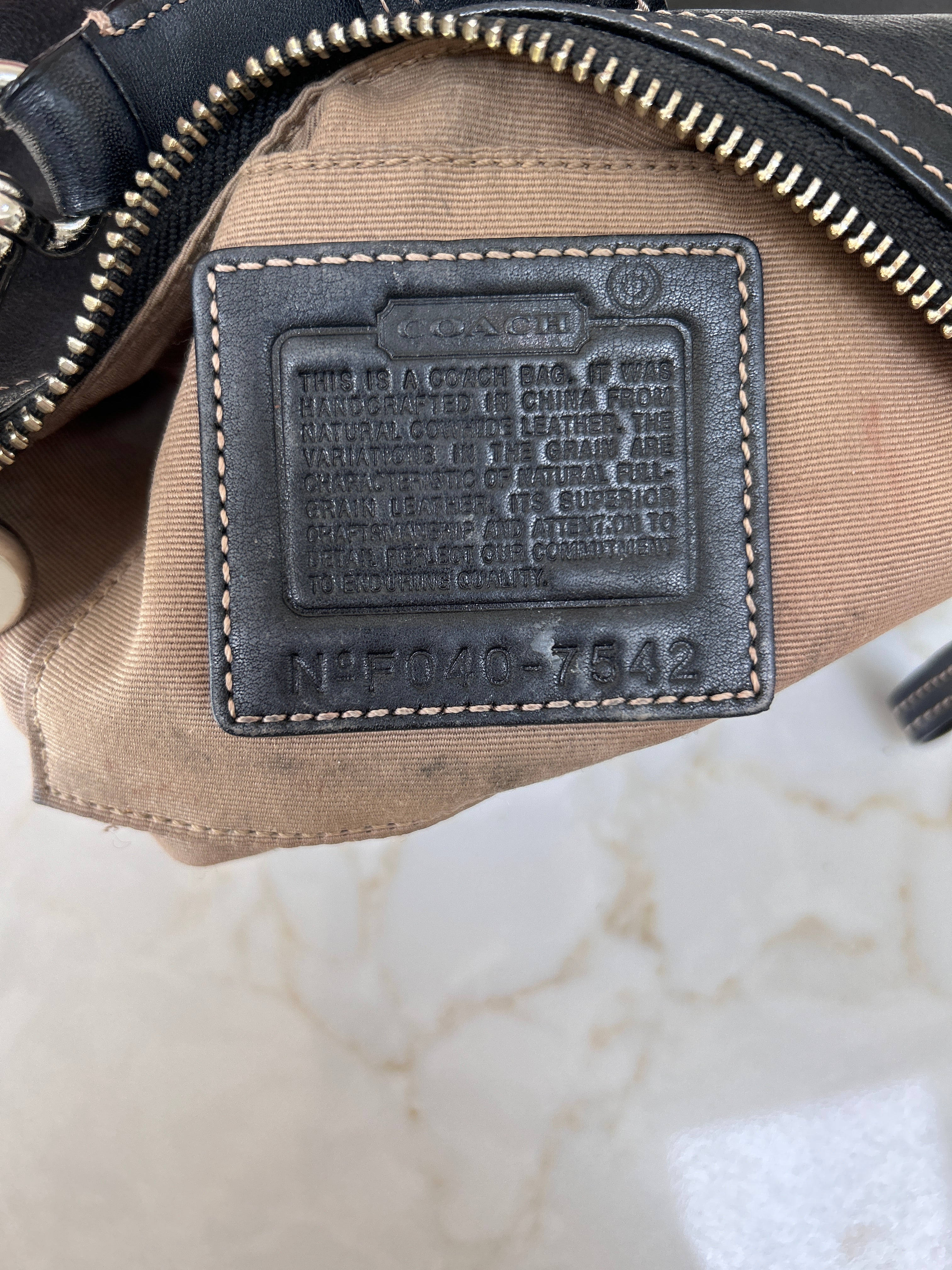 Vintage Coach mini Demi Soho shoulder bag