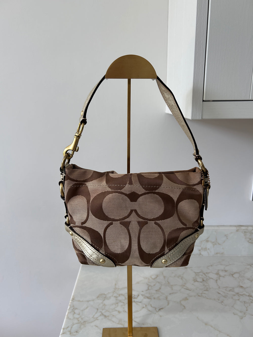 Vintage Coach mini Carly shoulder bag