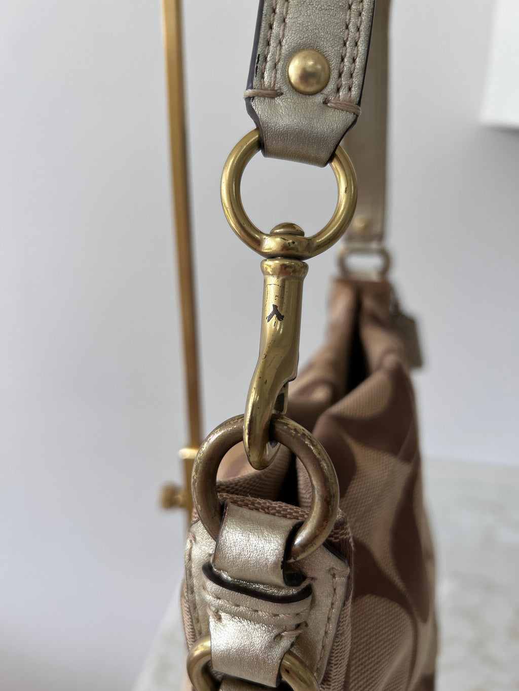Vintage Coach mini Carly shoulder bag