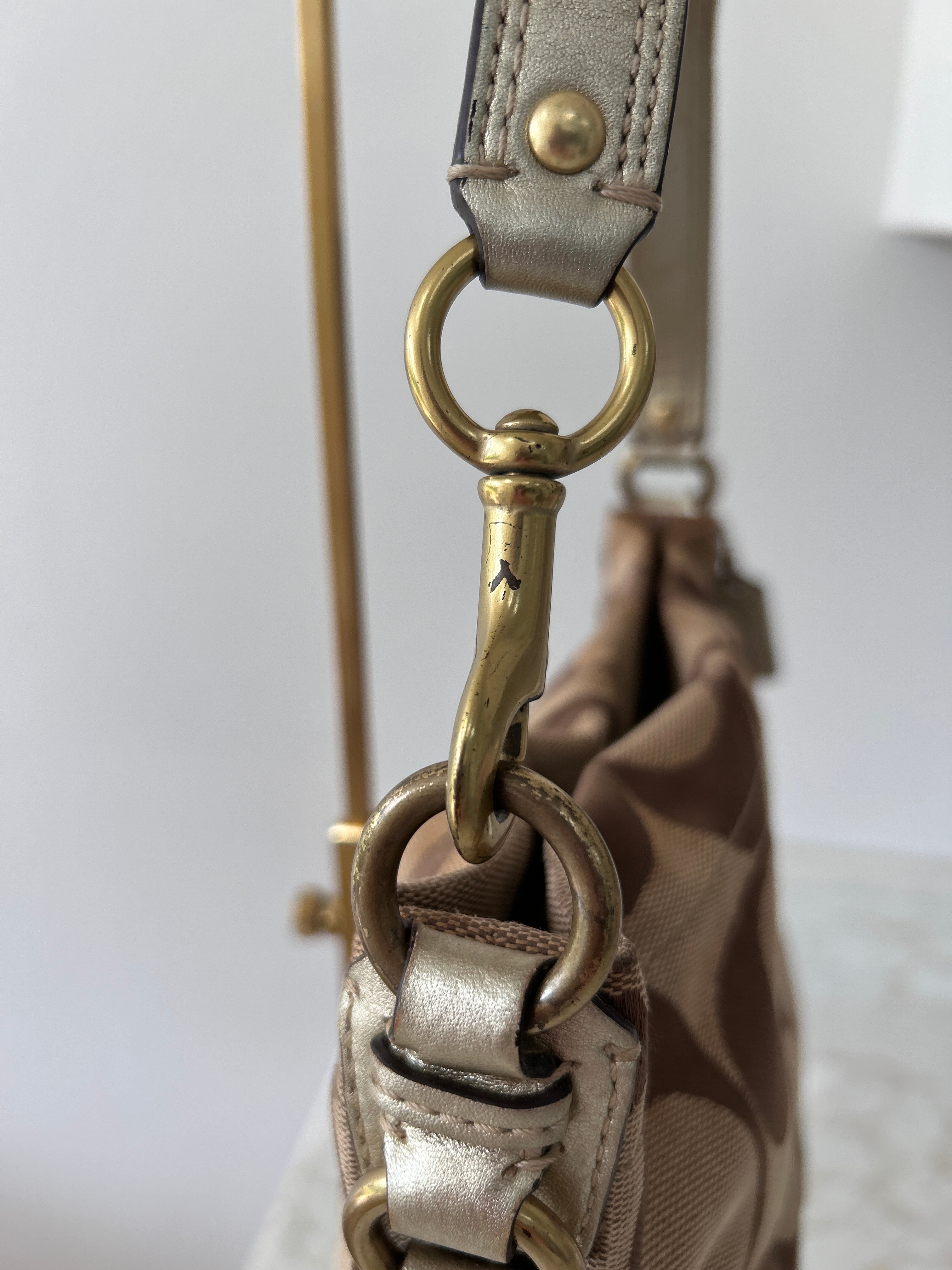 Vintage Coach mini Carly shoulder bag