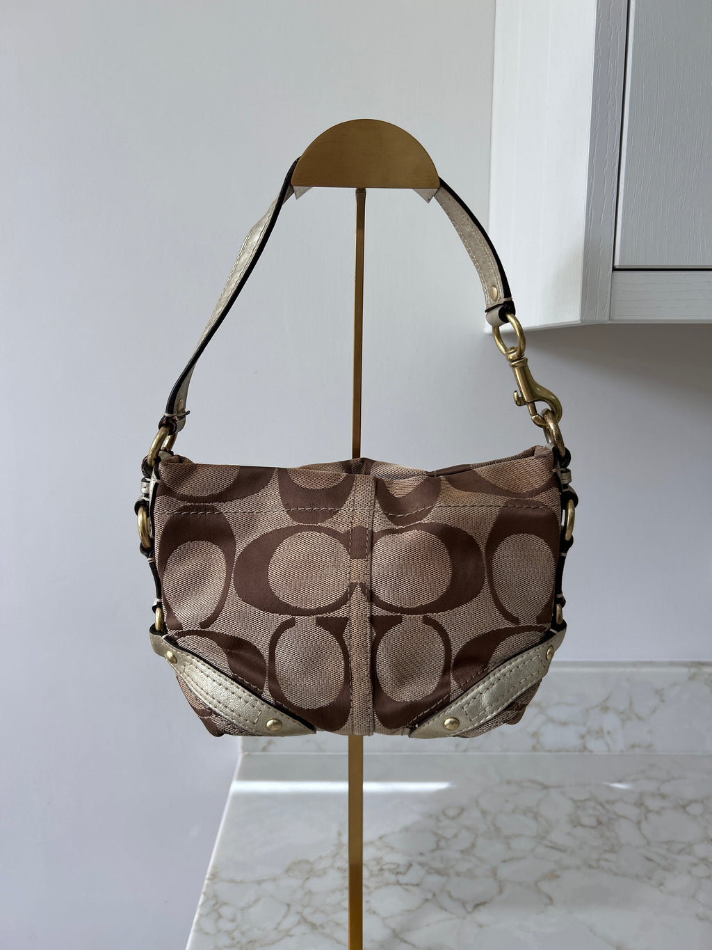 Vintage Coach mini Carly shoulder bag