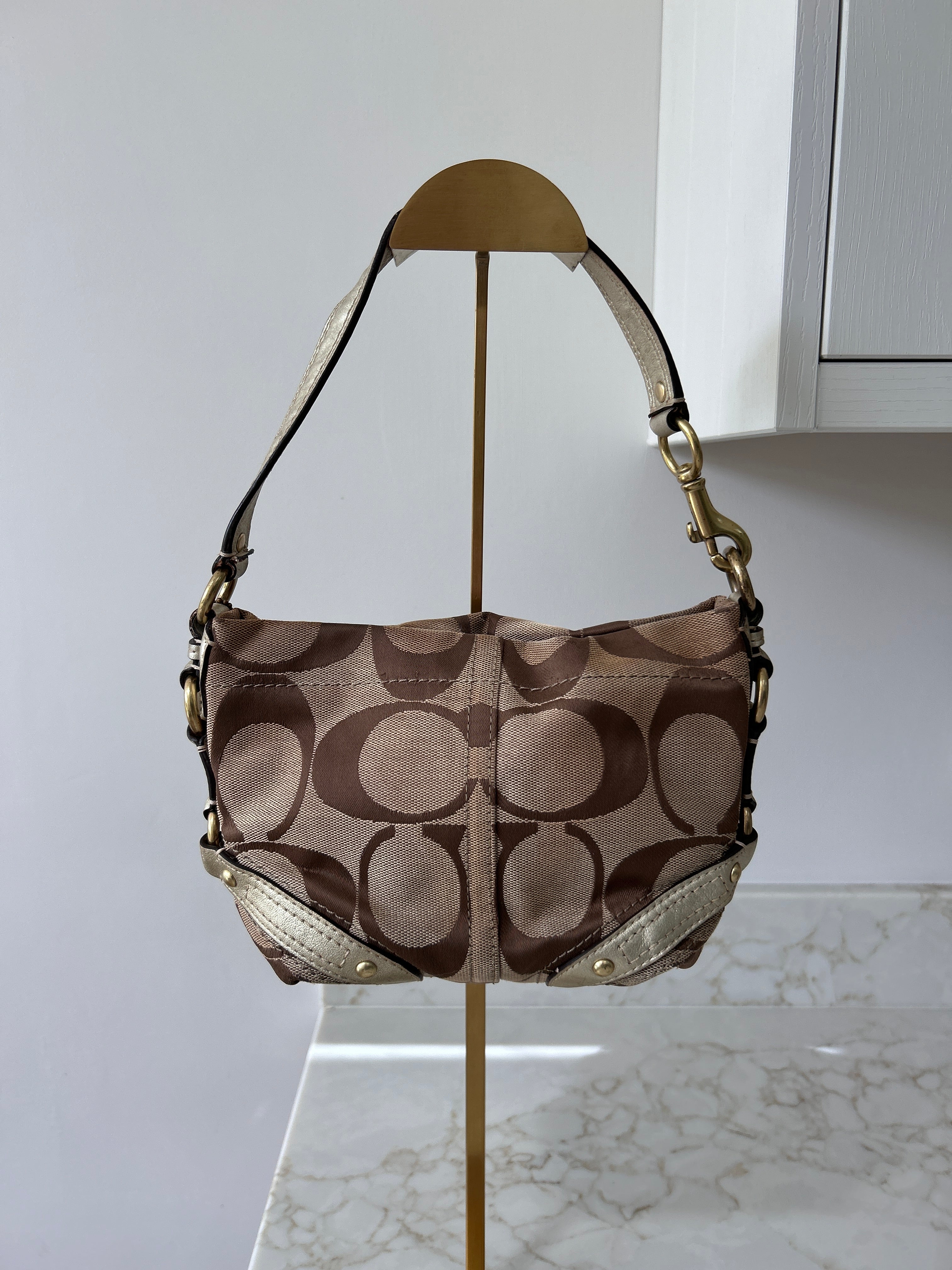 Vintage Coach mini Carly shoulder bag