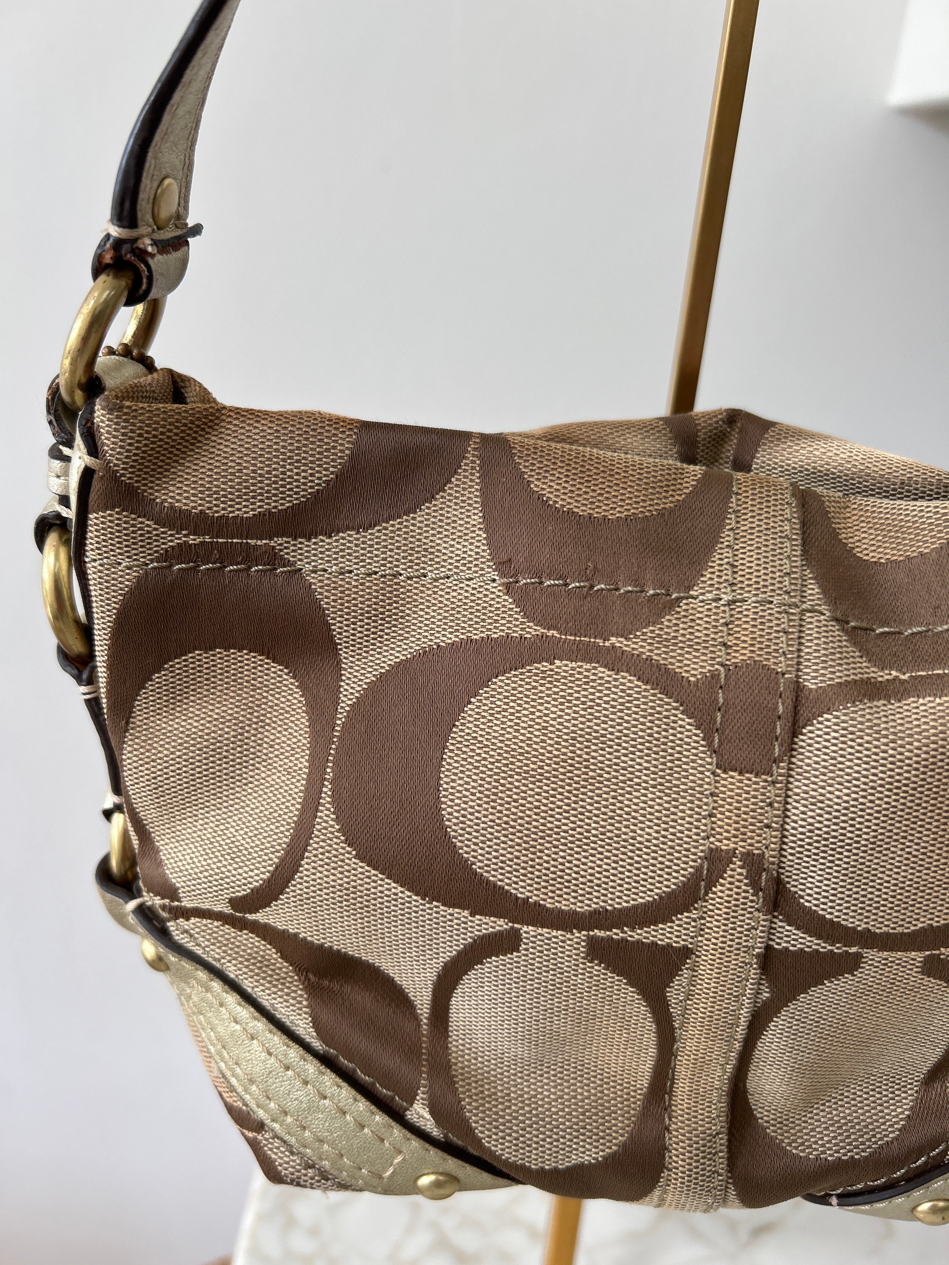 Vintage Coach mini Carly shoulder bag