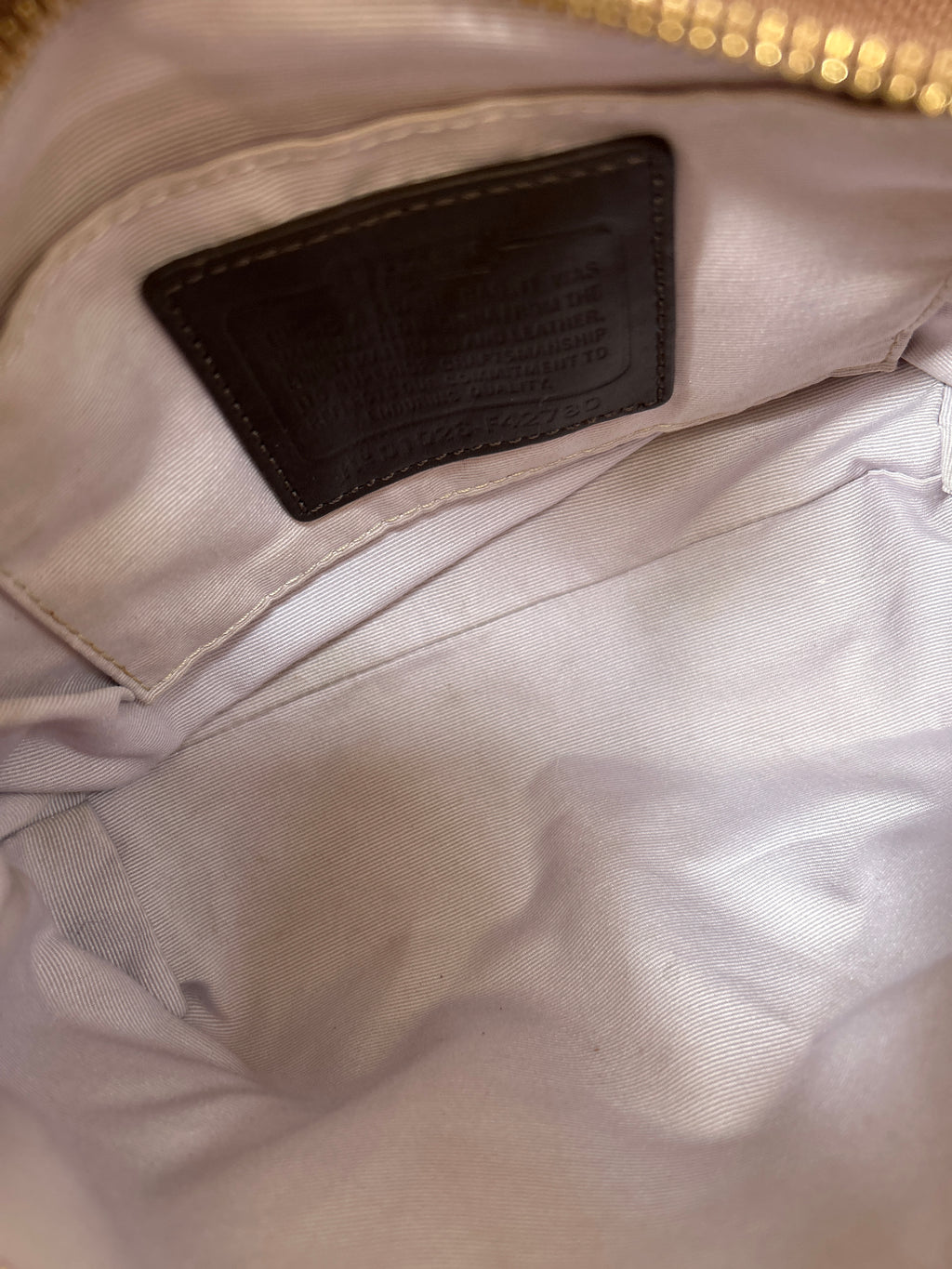 Vintage Coach mini Carly shoulder bag