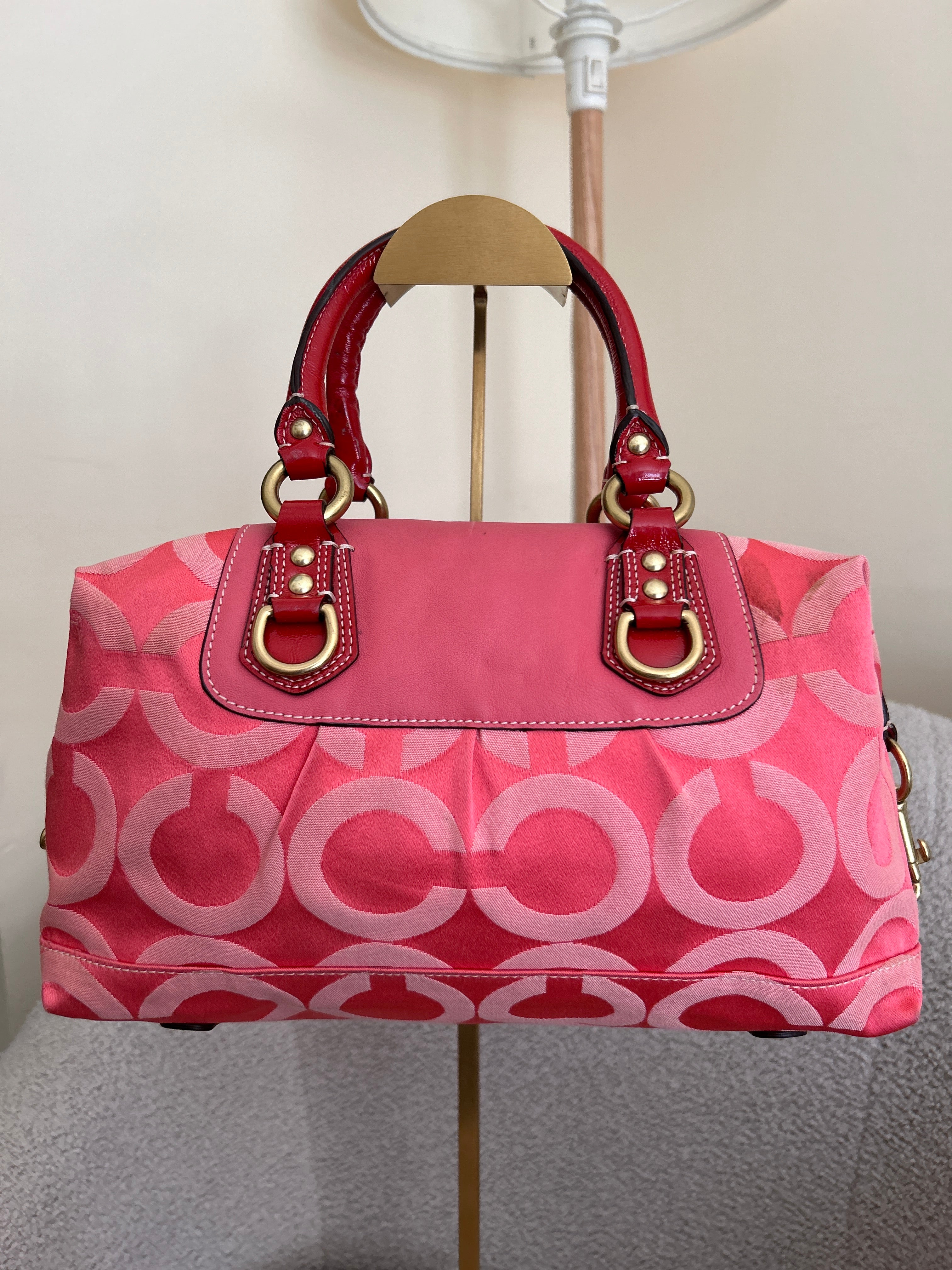 Vintage Coach pink handbag