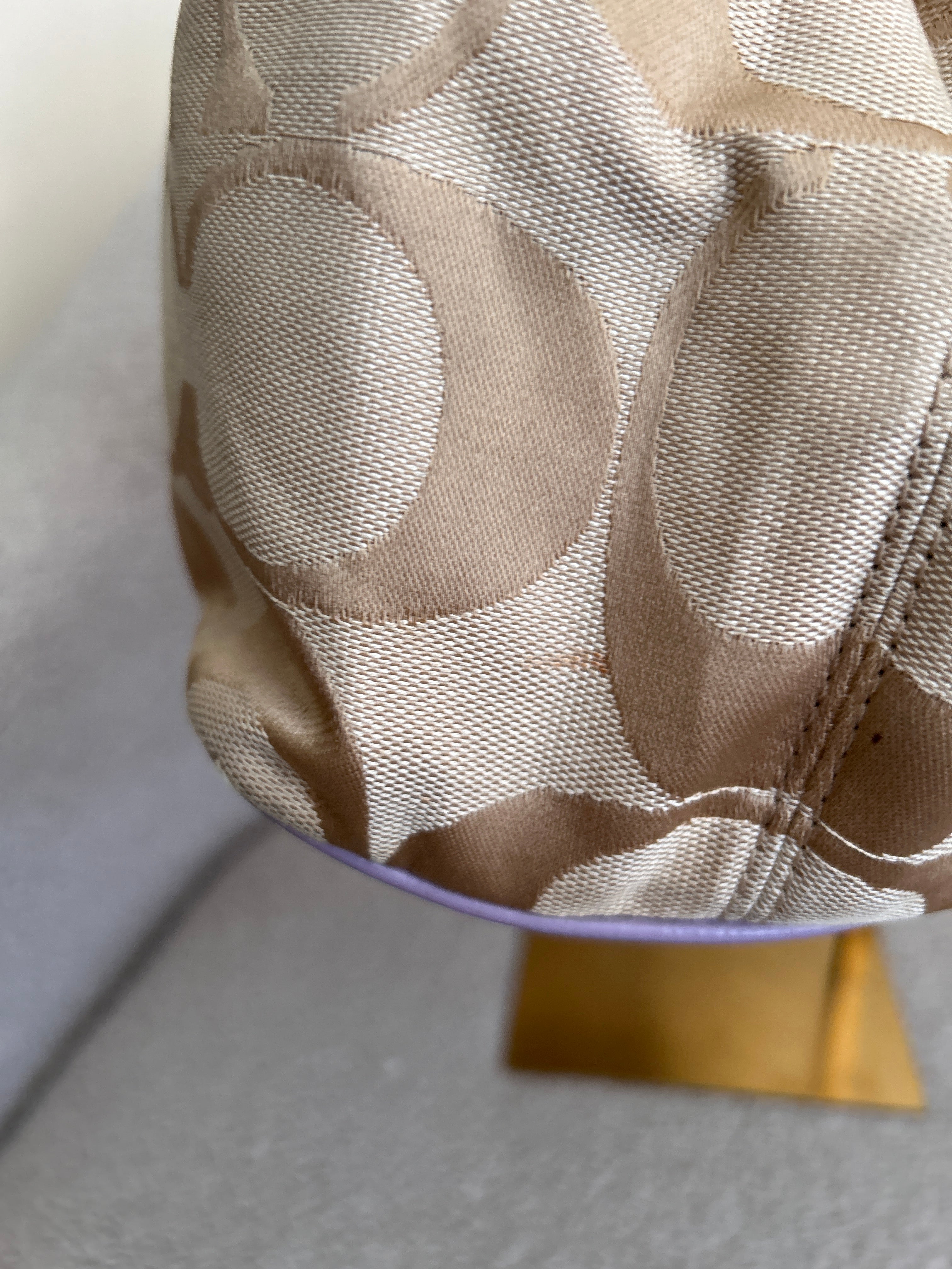 Vintage Coach lilac kisslock shoulder bag