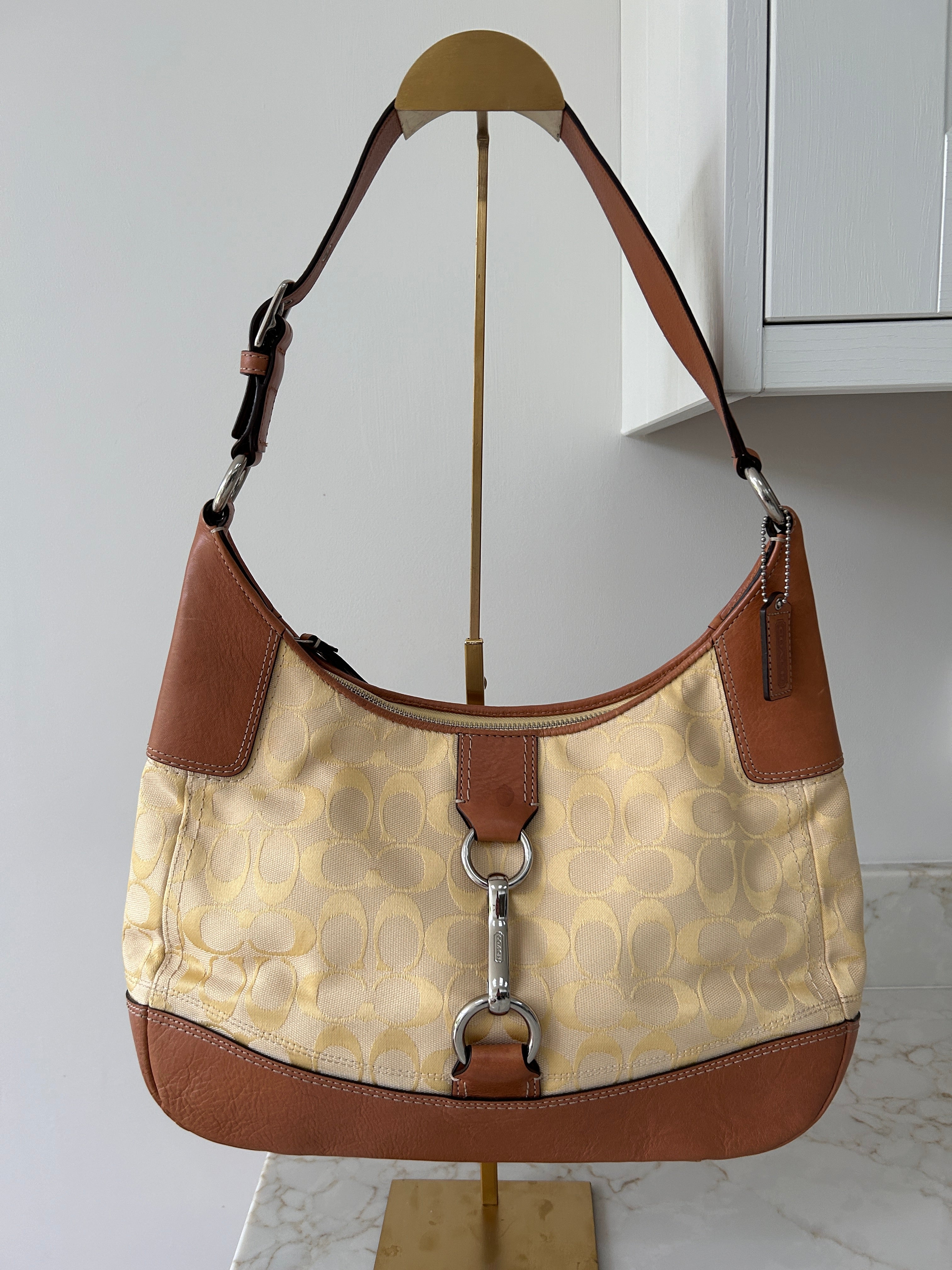 Vintage Coach Hamptons hobo shoulder bag