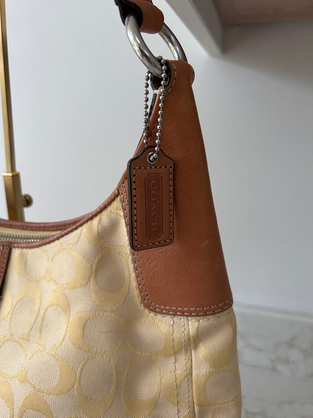 Vintage Coach Hamptons hobo shoulder bag