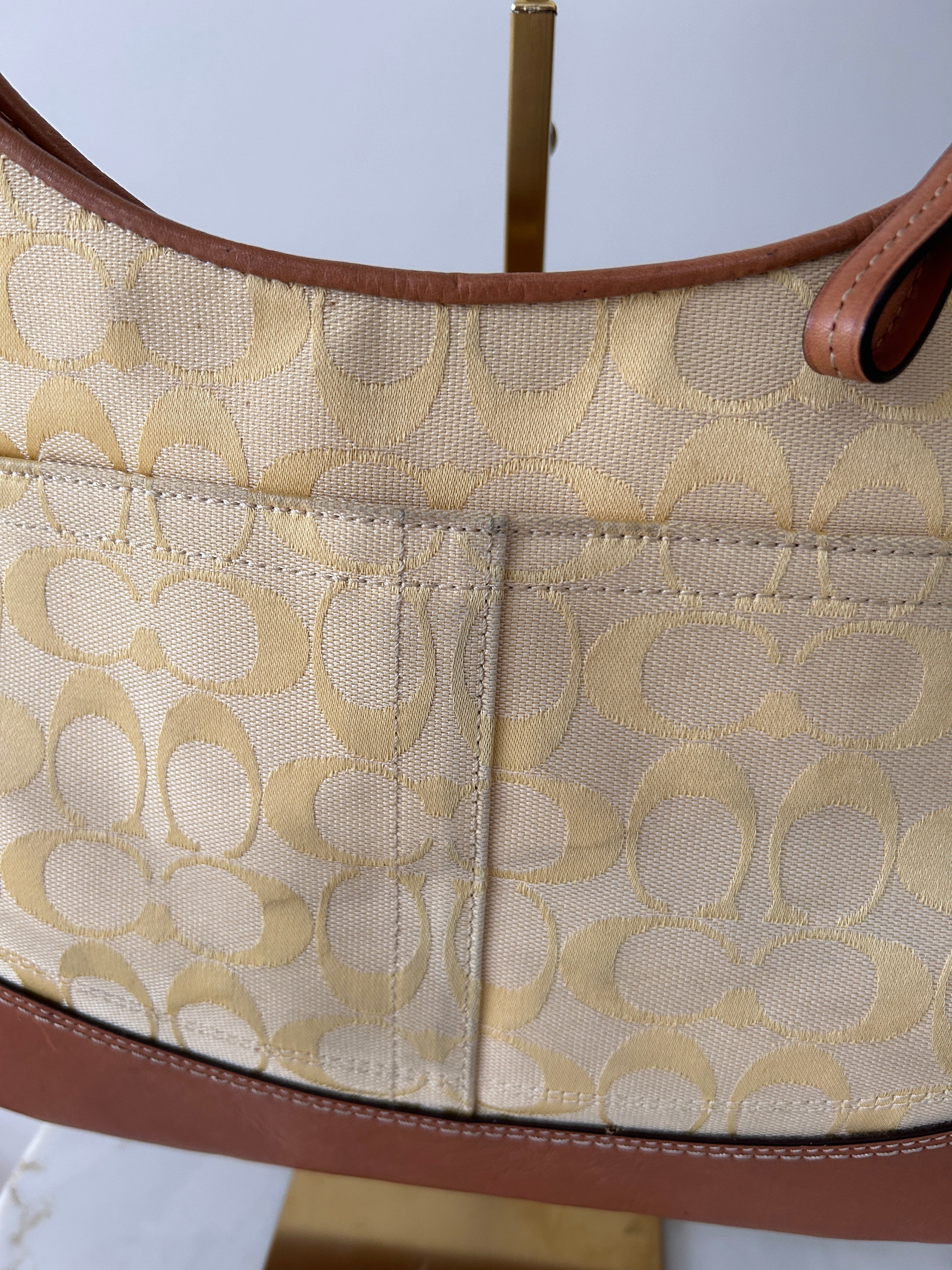 Vintage Coach Hamptons hobo shoulder bag