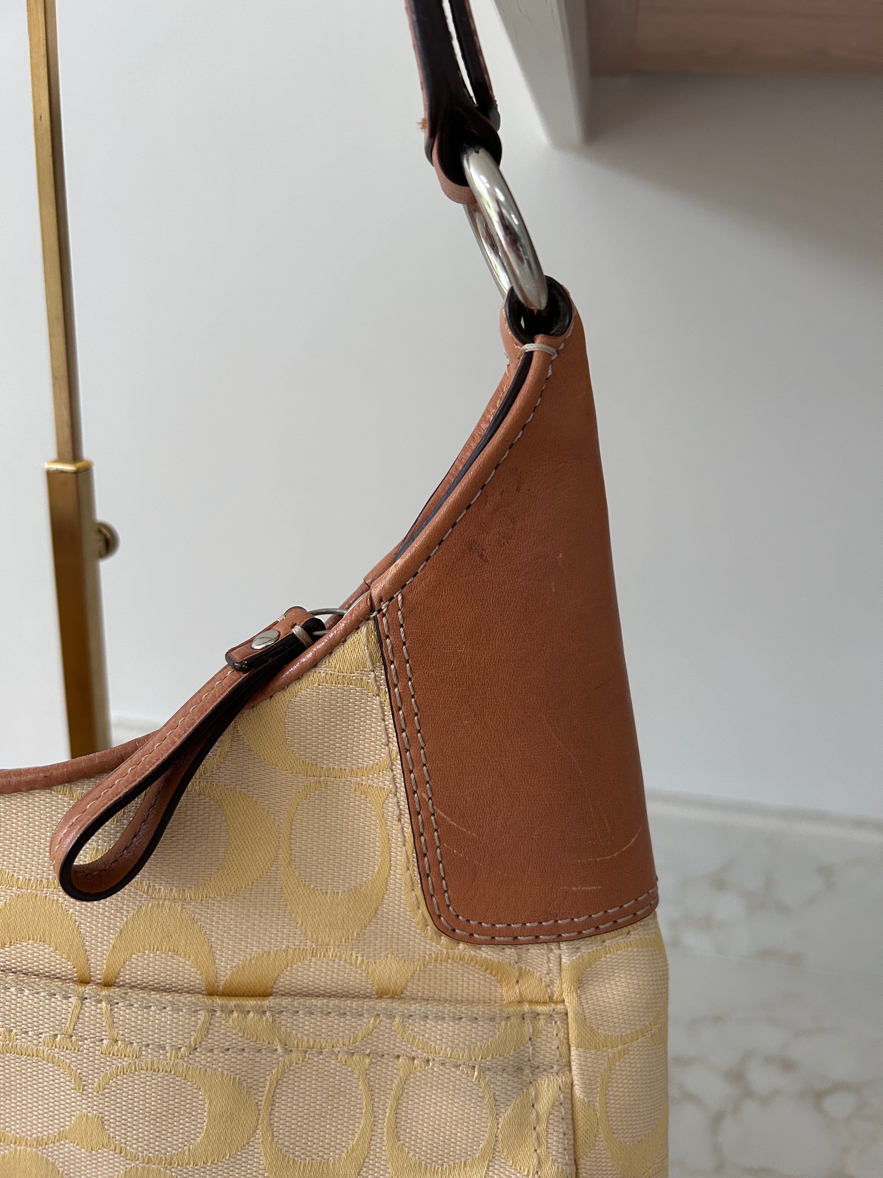 Vintage Coach Hamptons hobo shoulder bag
