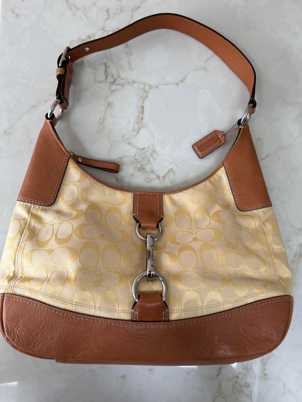 Vintage Coach Hamptons hobo shoulder bag