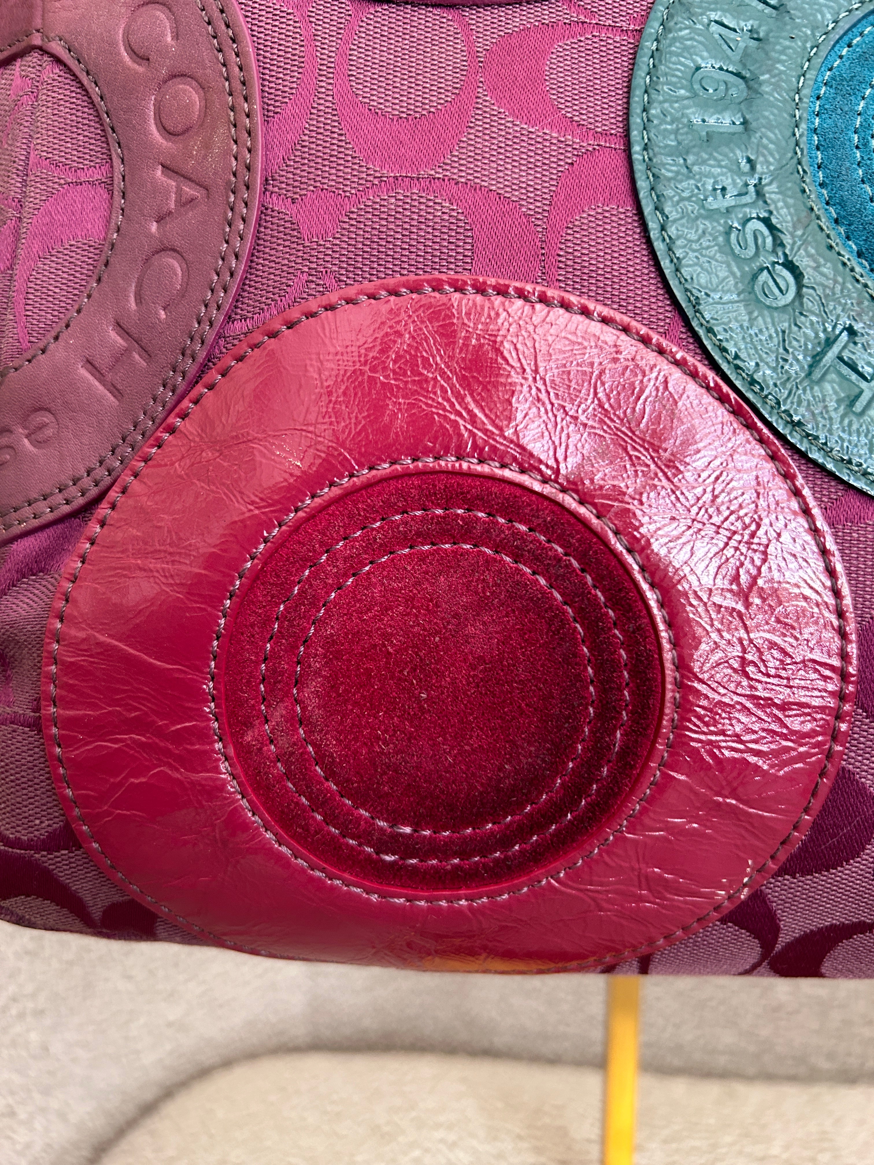 Vintage Coach tote shoulder bag