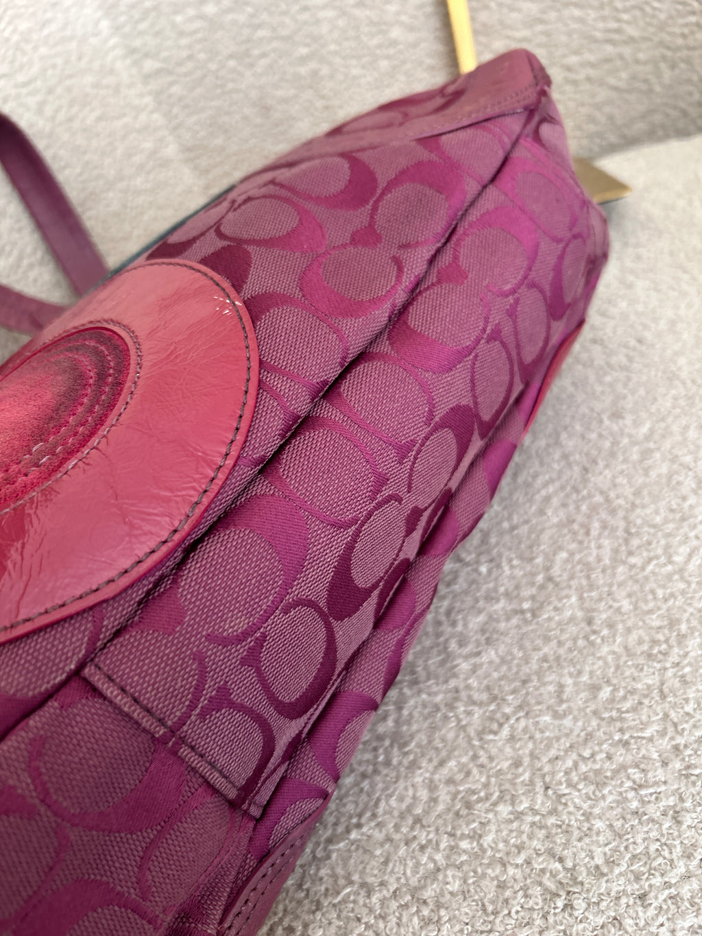 Vintage Coach tote shoulder bag