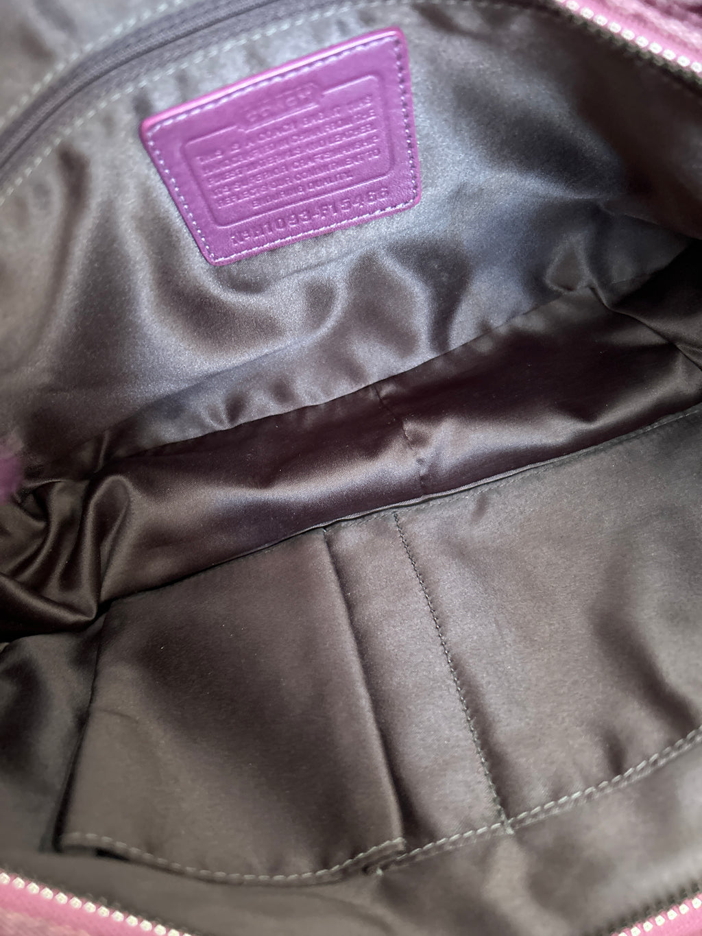 Vintage Coach tote shoulder bag