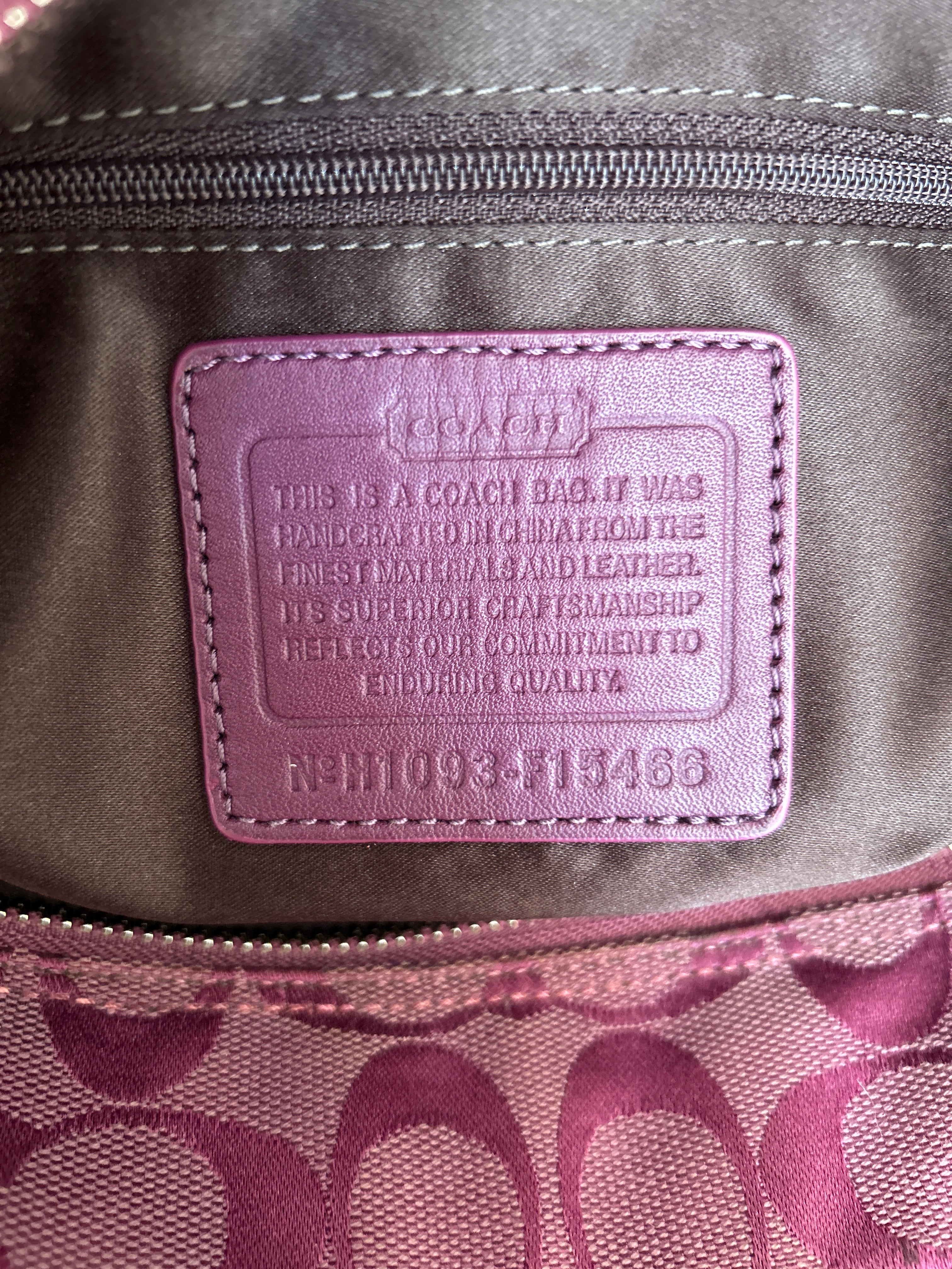 Vintage Coach tote shoulder bag
