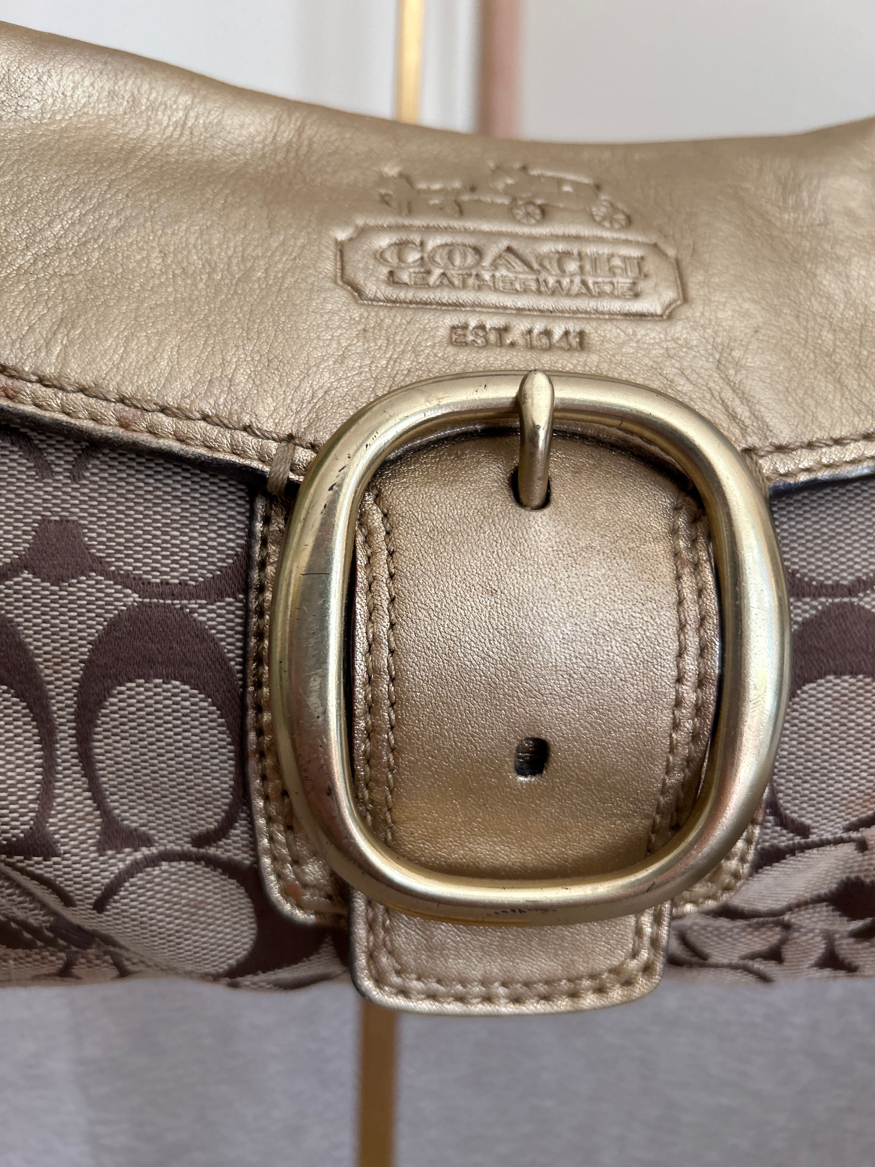 Vintage Coach bleecker shoulder bag
