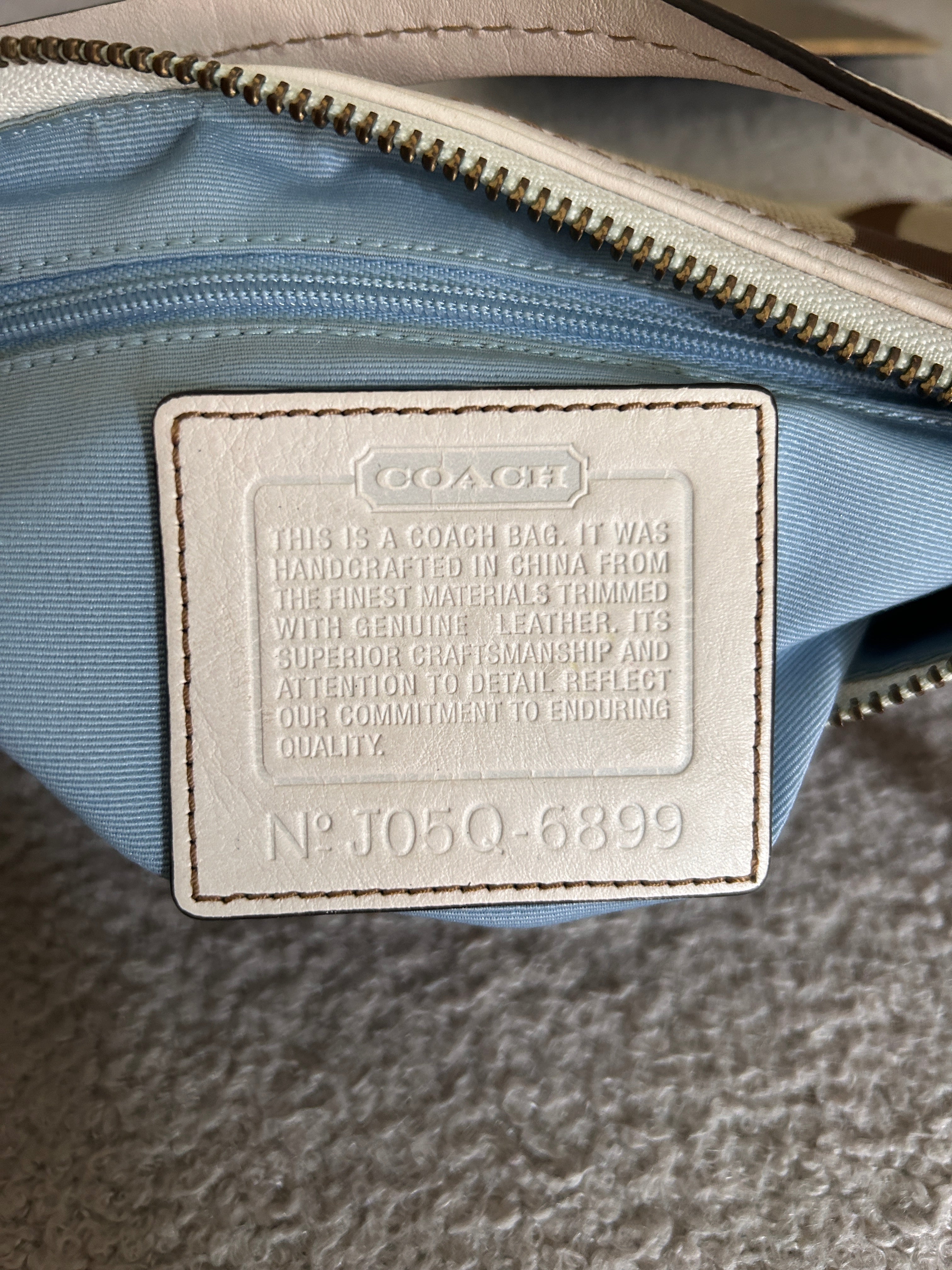 Vintage Coach baguette shoulder bag