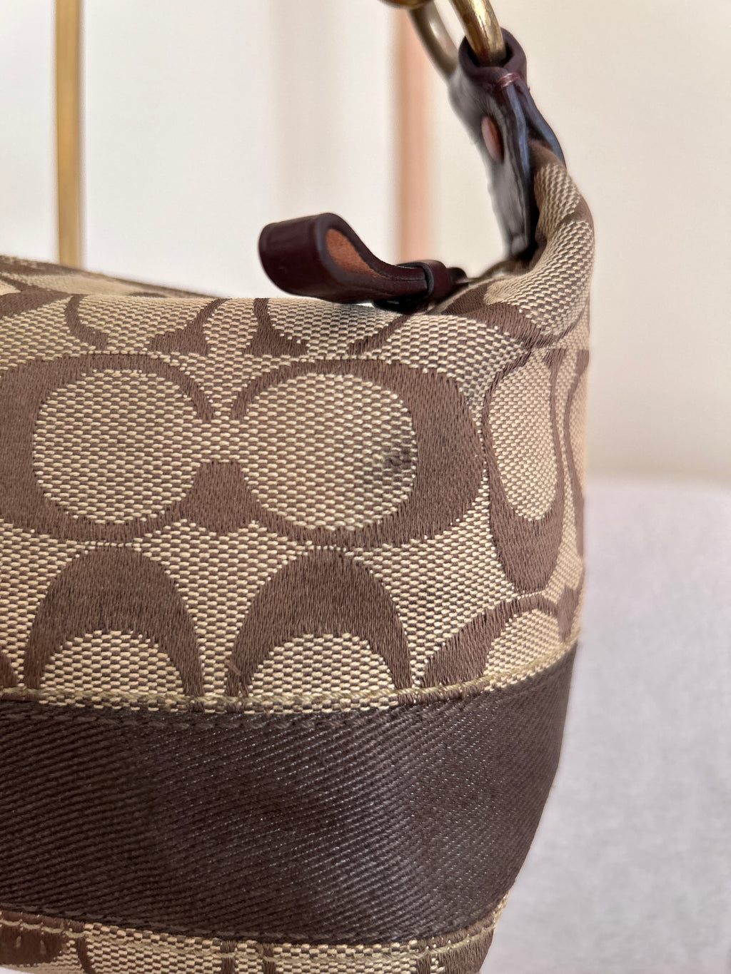 Vintage Coach Legacy mini handbag